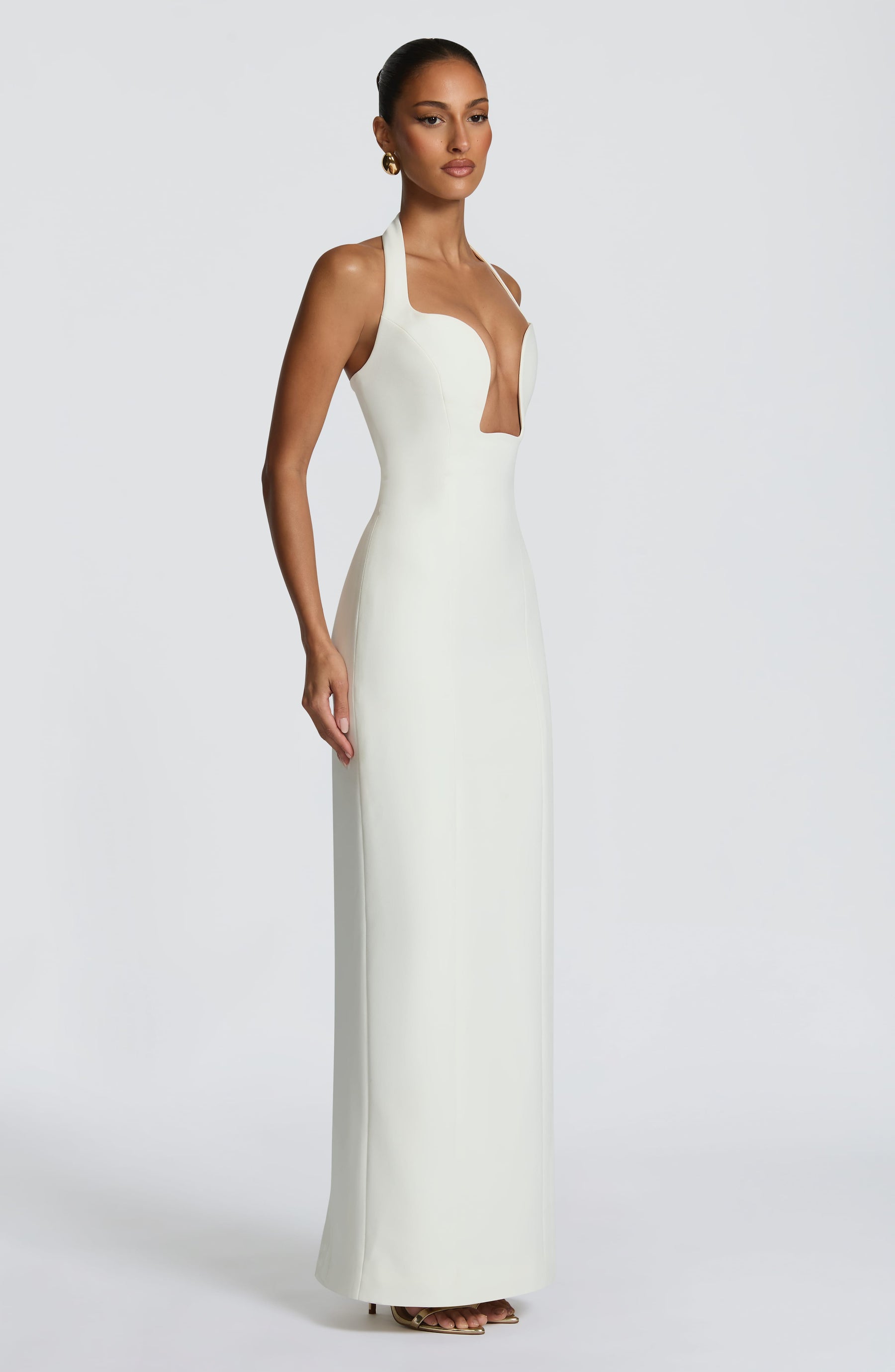 Charlotte Maxi Elbise - Fildişi