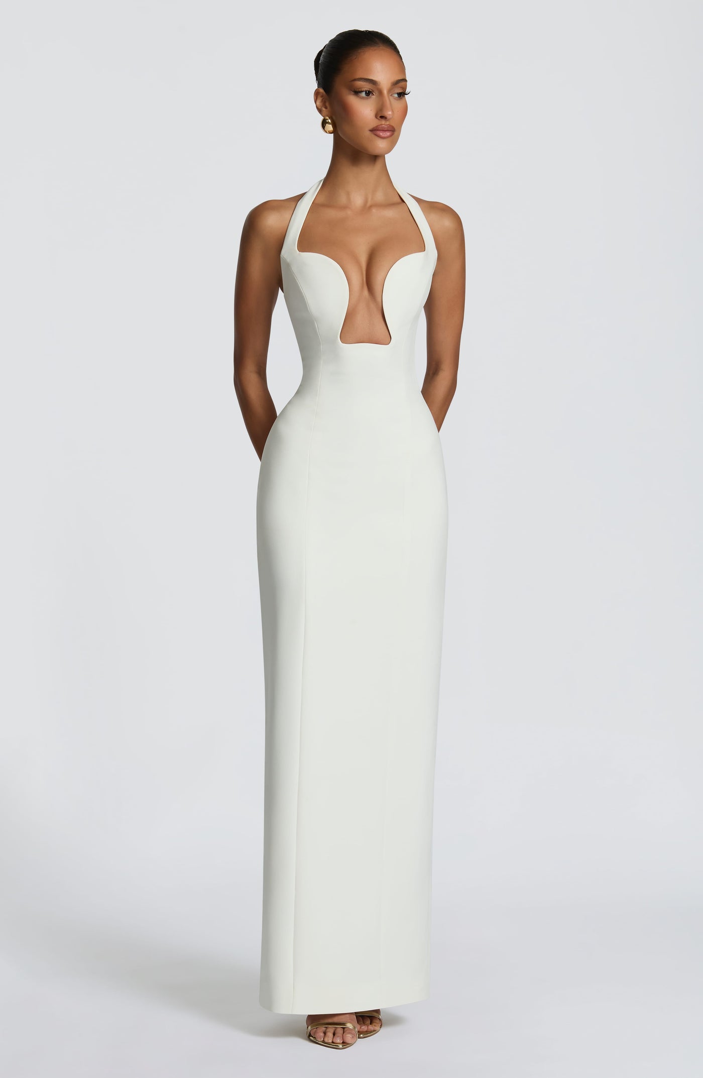 Charlotte Maxi Elbise - Fildişi