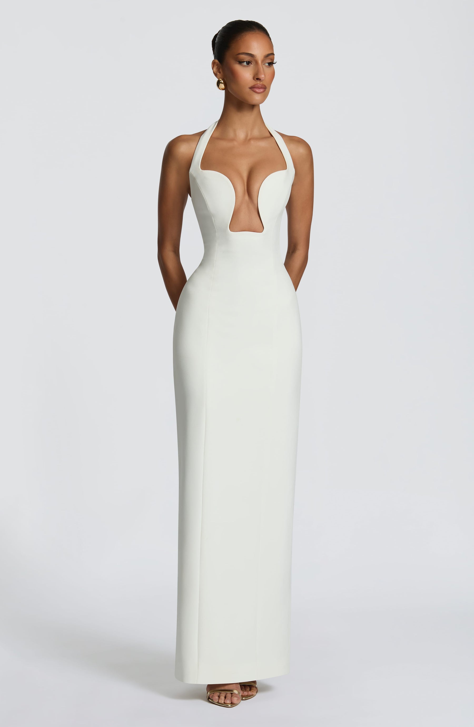 Charlotte Maxi Elbise - Fildişi