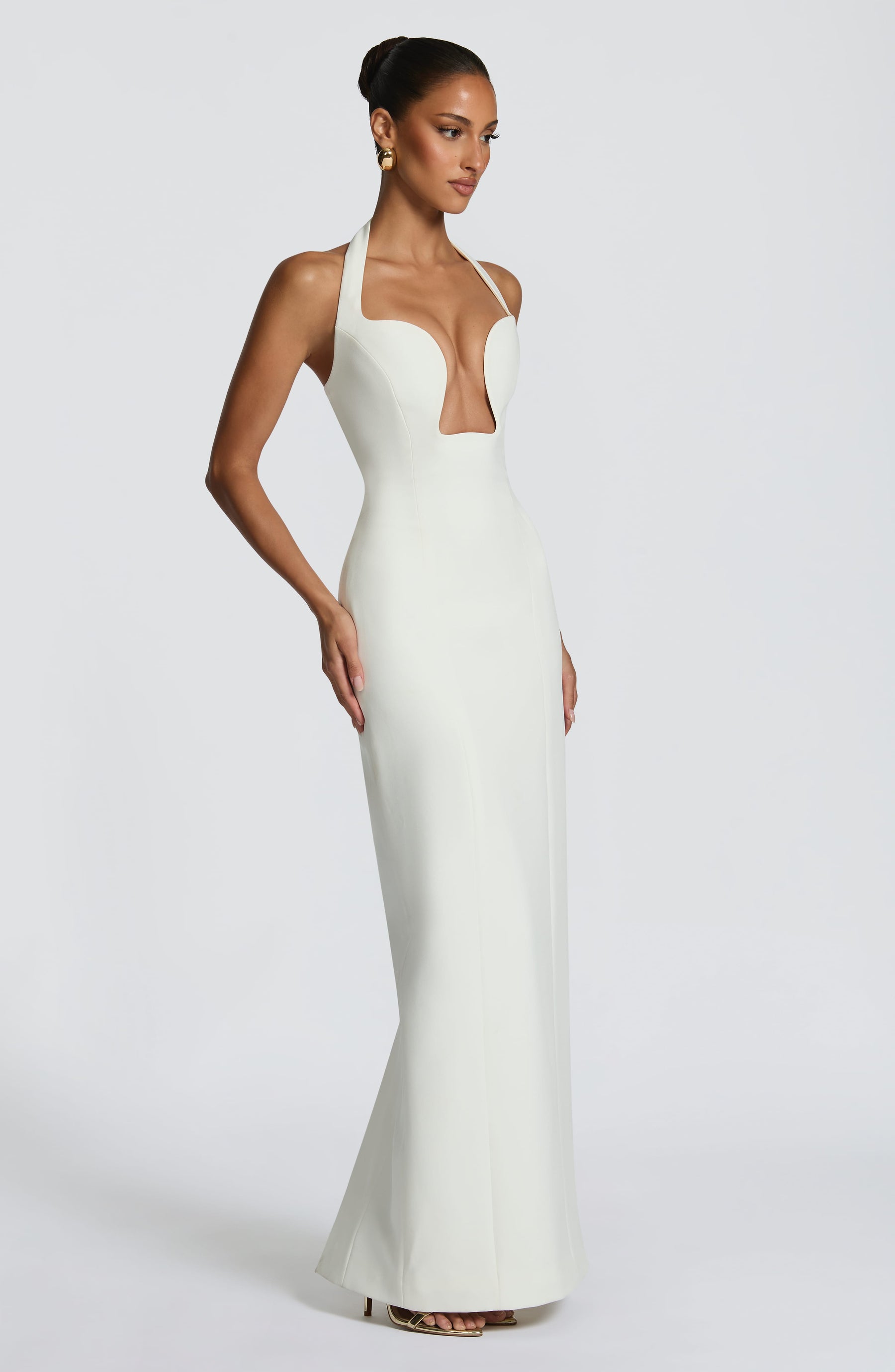 Charlotte Maxi Elbise - Fildişi
