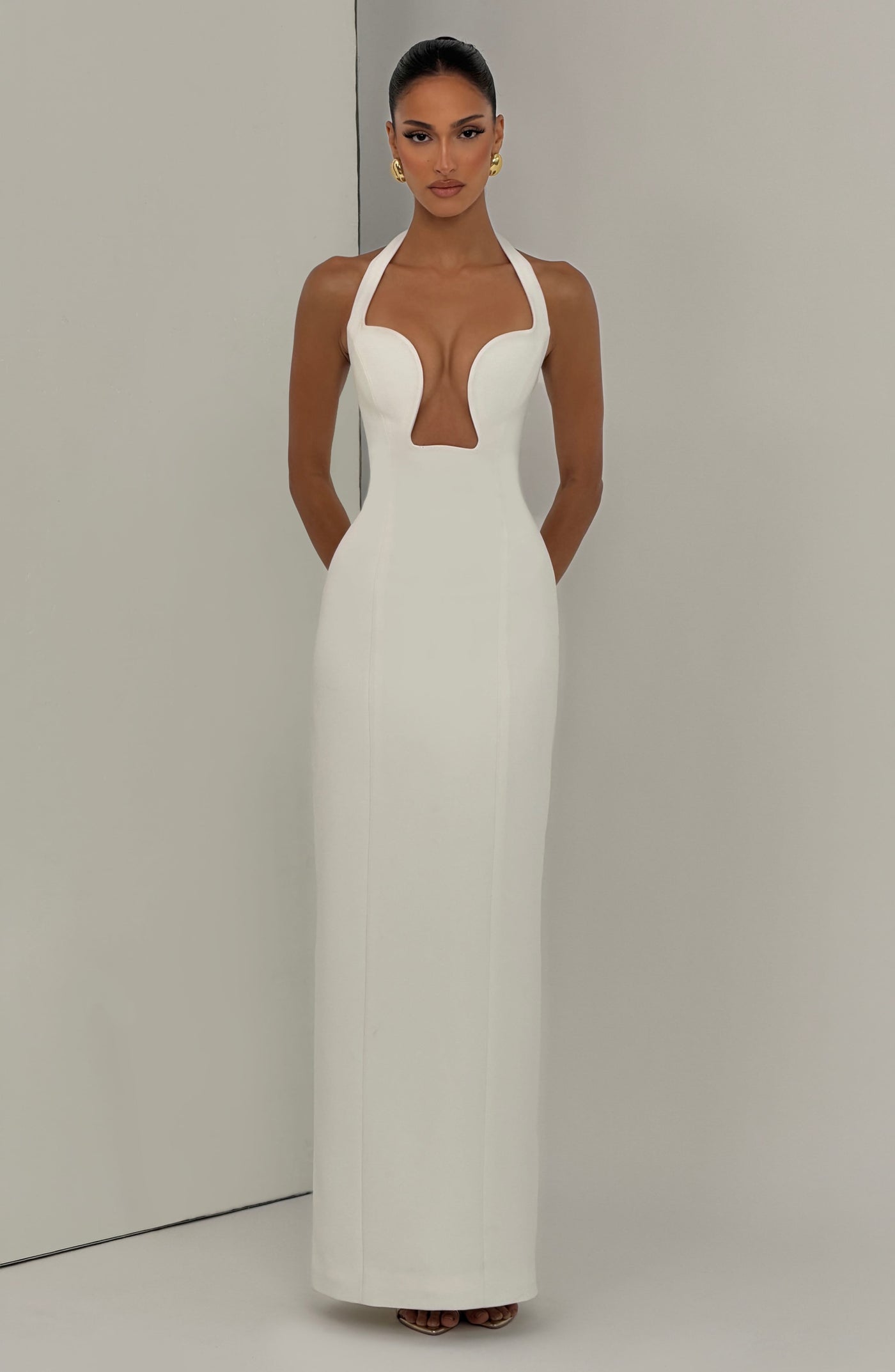 Charlotte Maxi Elbise - Fildişi