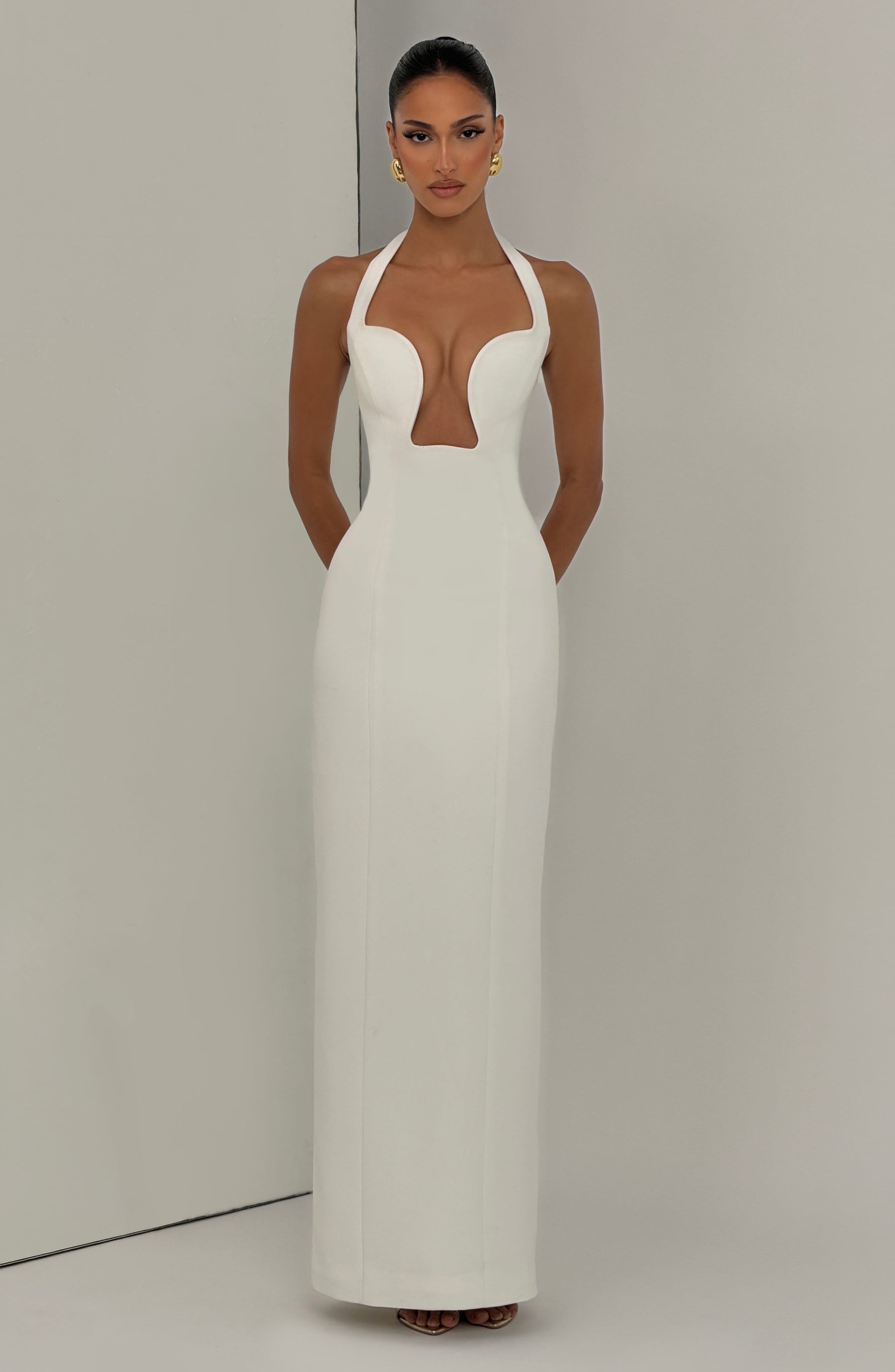 Charlotte Maxi Elbise - Fildişi