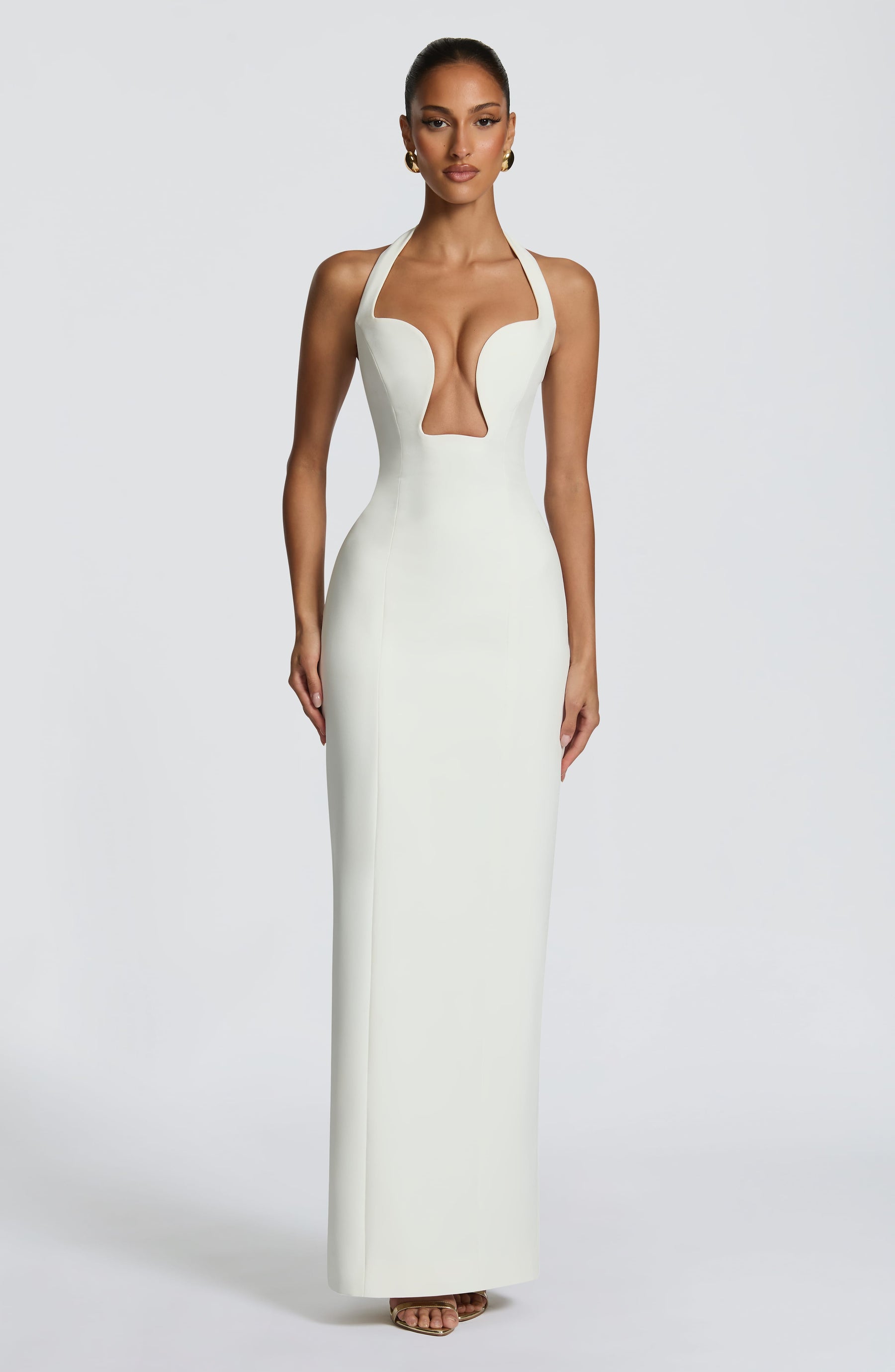Charlotte Maxi Elbise - Fildişi