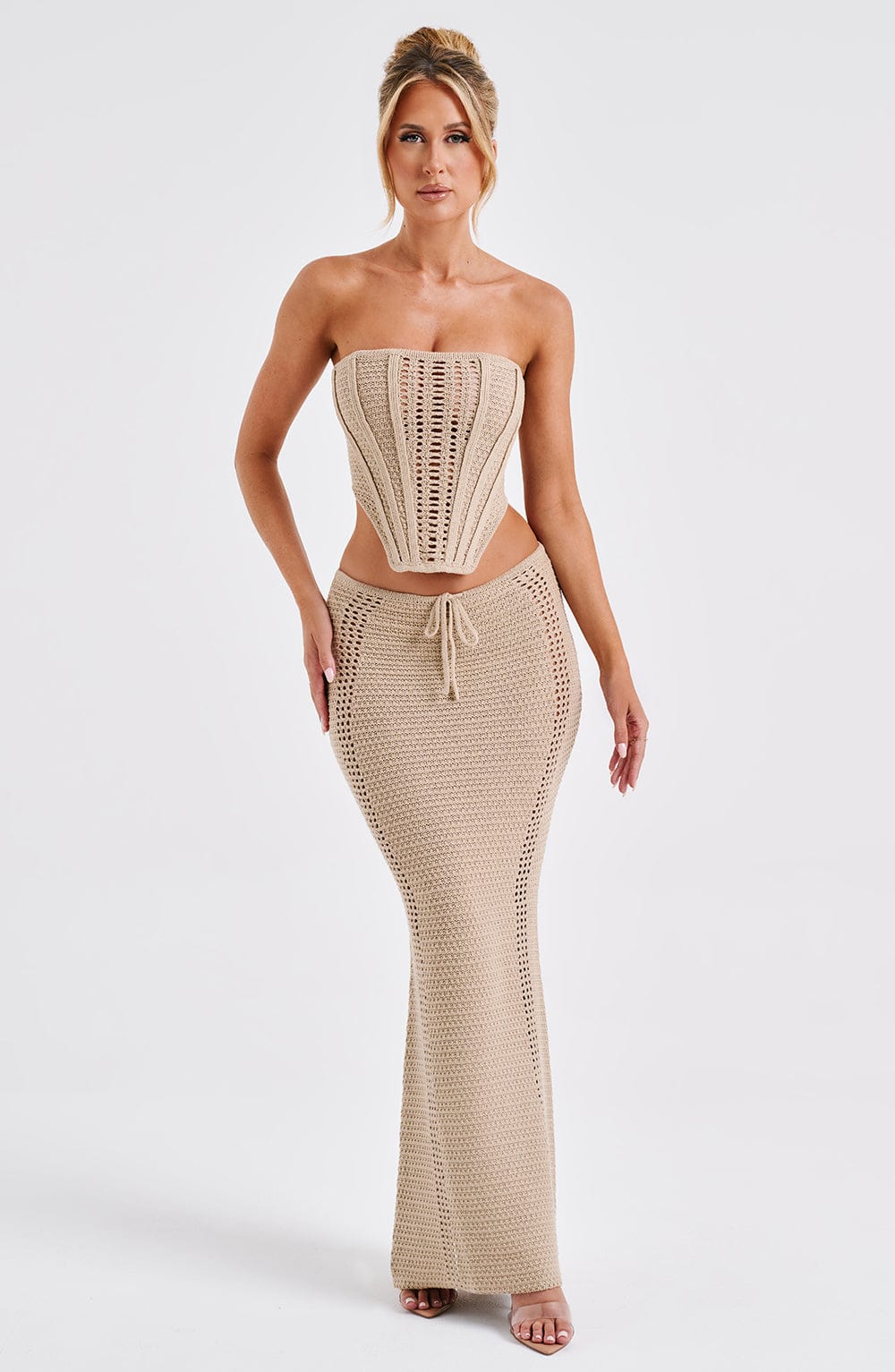 Chayenne Maxi Etek - Bej