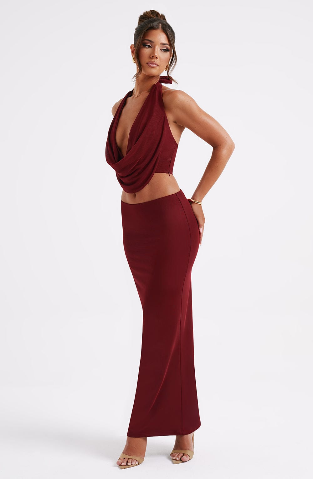 Chrishelle Top - Bordo