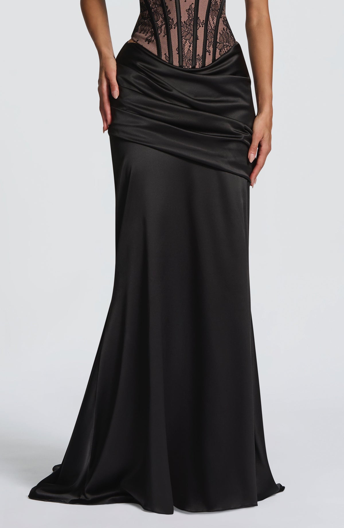 Claudette Maxi Etek - Siyah