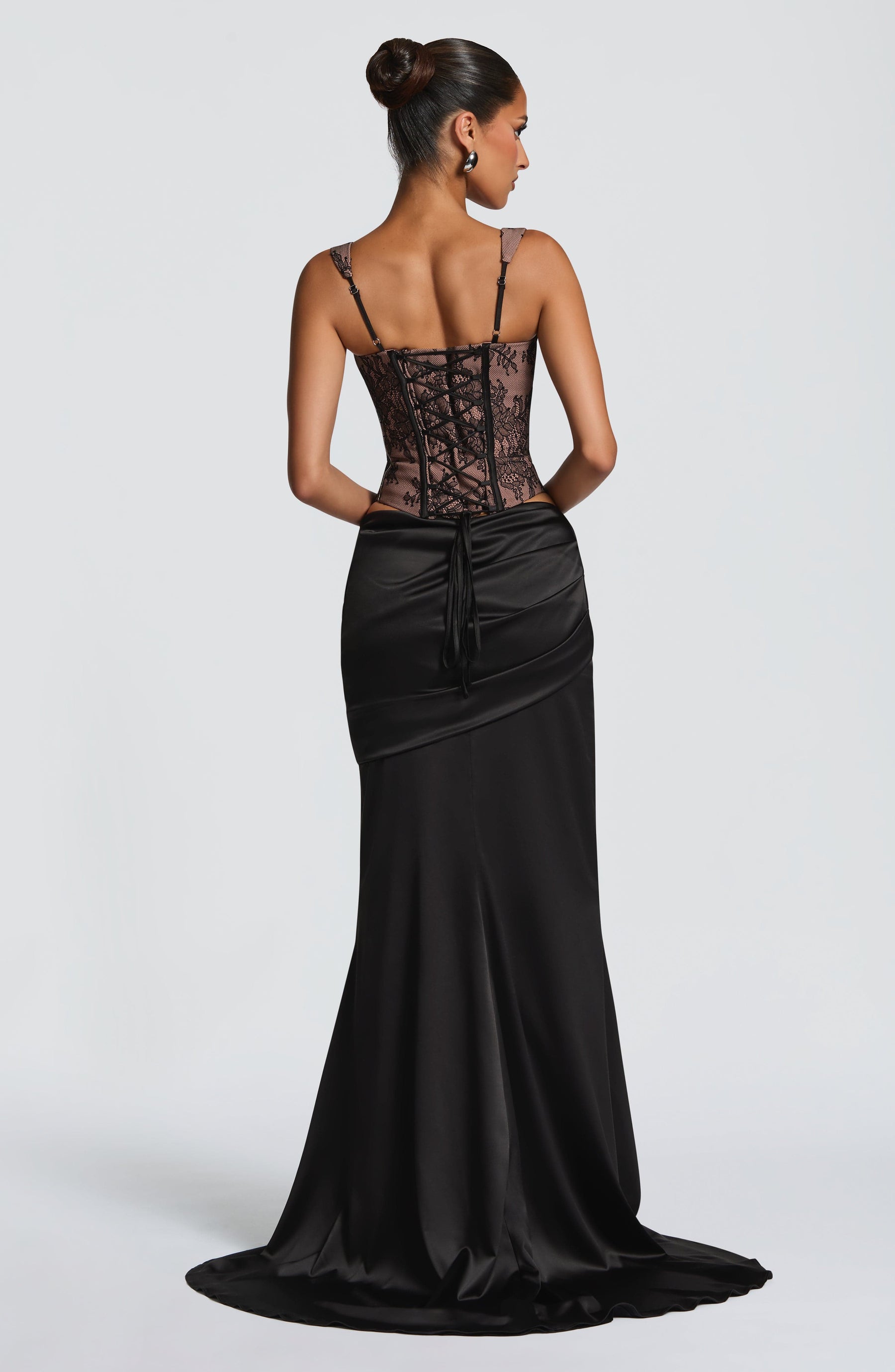 Claudette Maxi Etek - Siyah