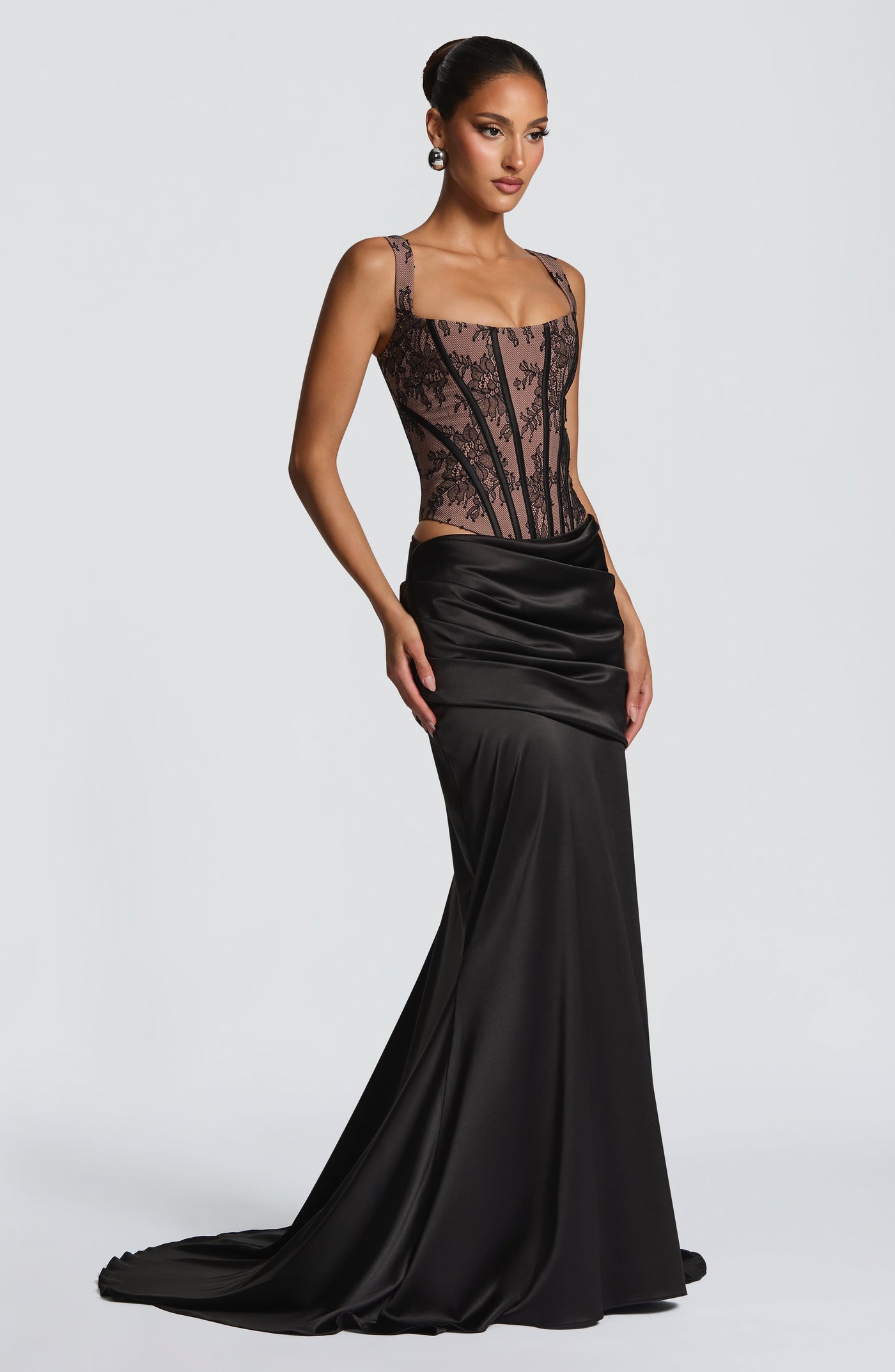 Claudette Maxi Etek - Siyah