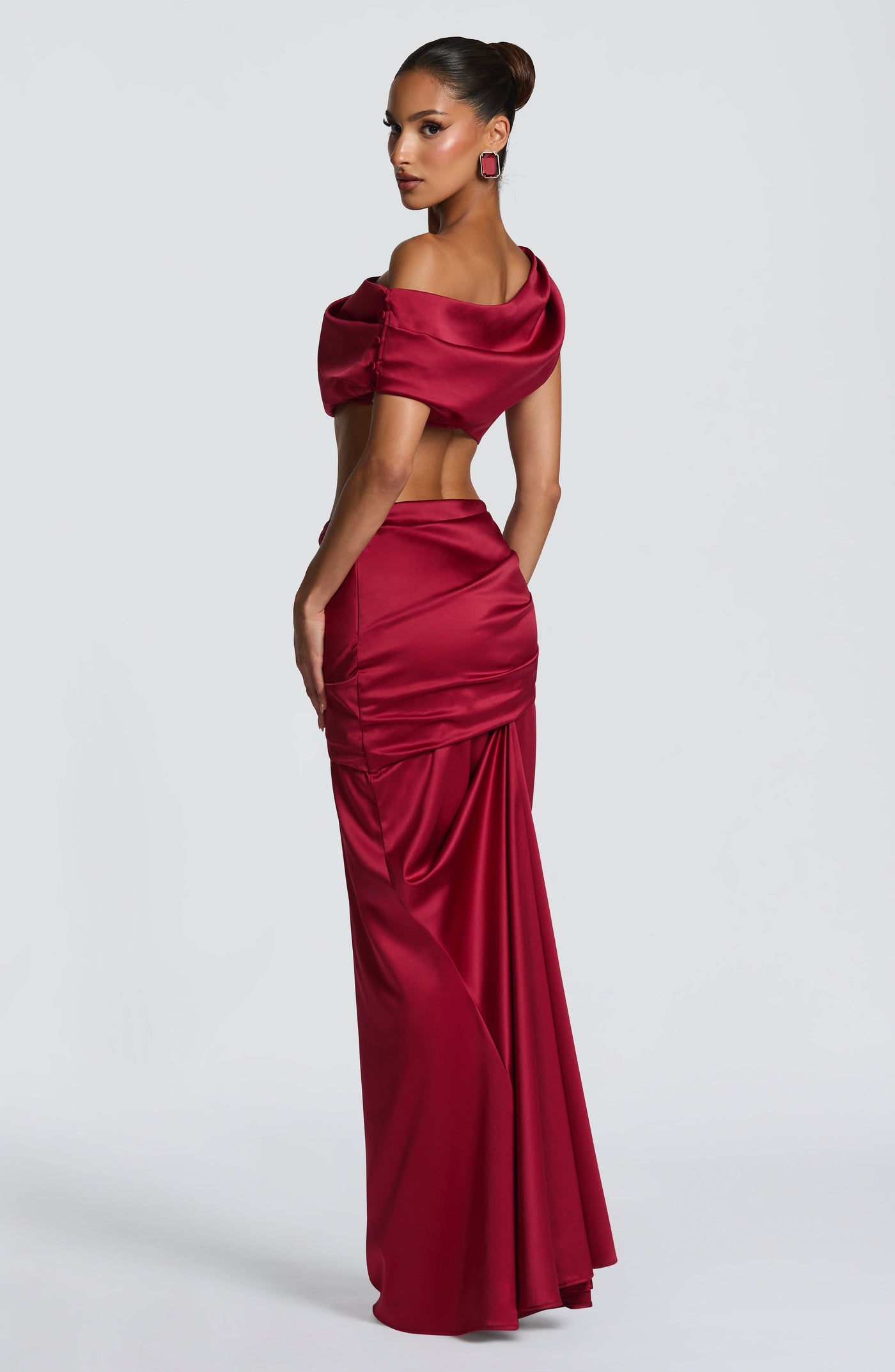 Claudette Maxi Etek - Bordo