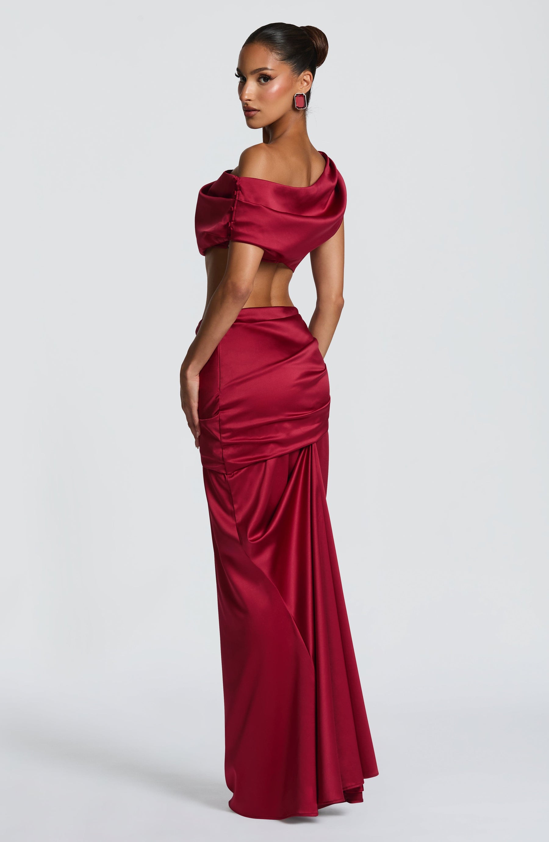 Claudette Maxi Etek - Bordo