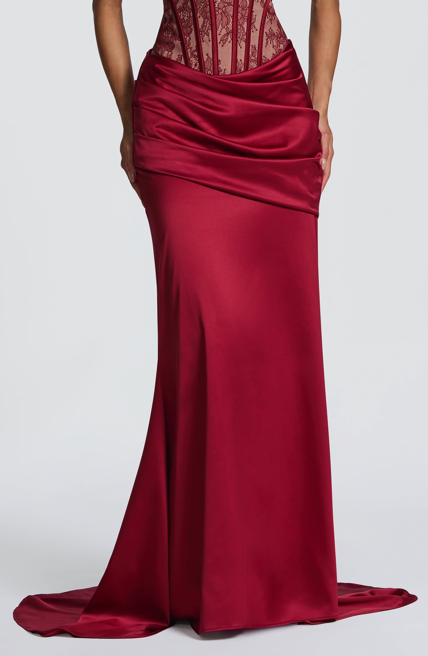 Claudette Maxi Etek - Bordo