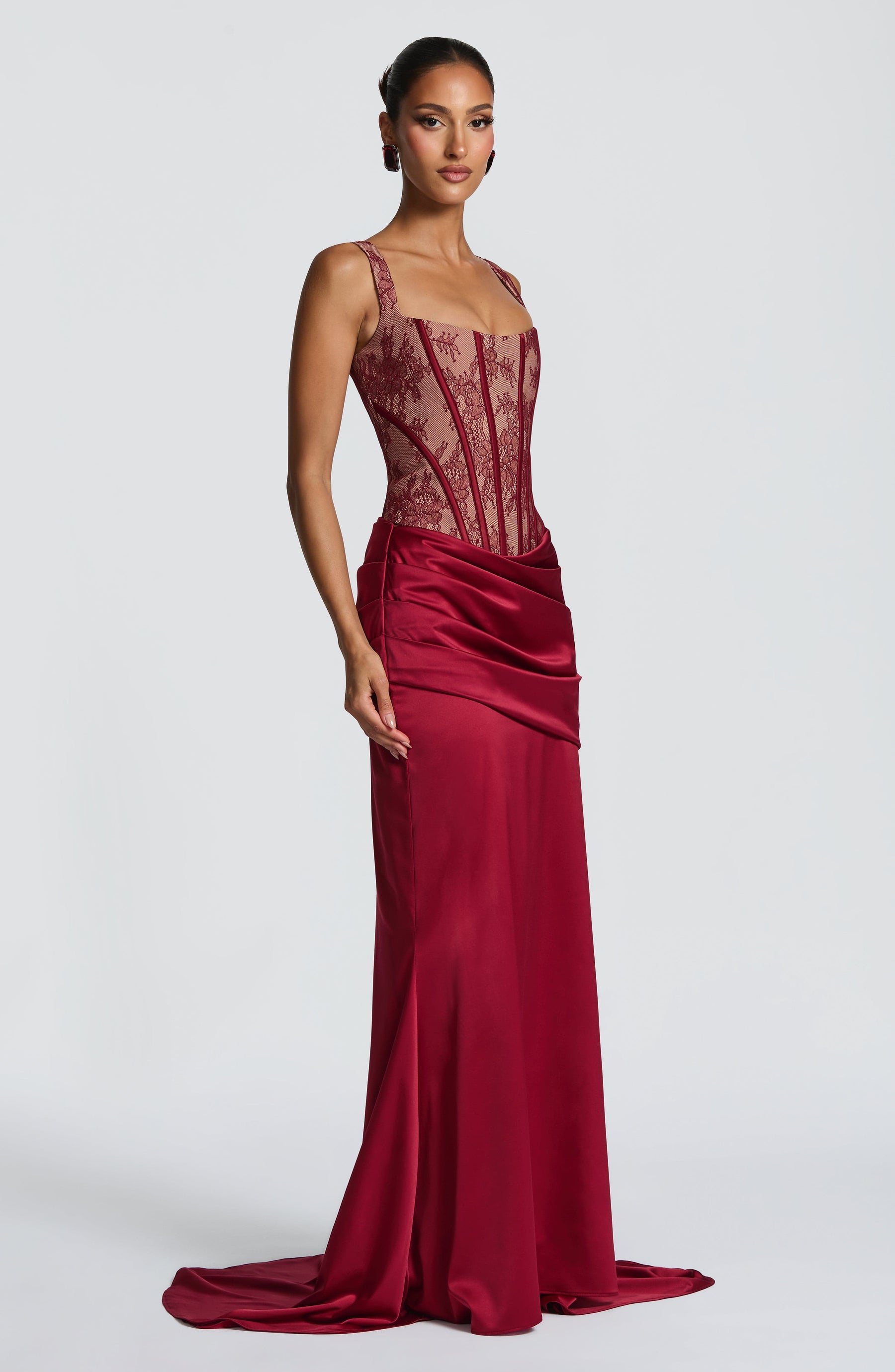 Claudette Maxi Etek - Bordo
