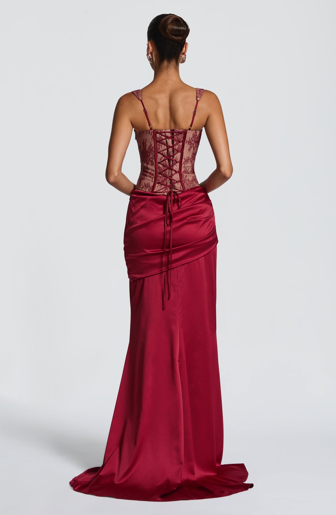 Claudette Maxi Etek - Bordo