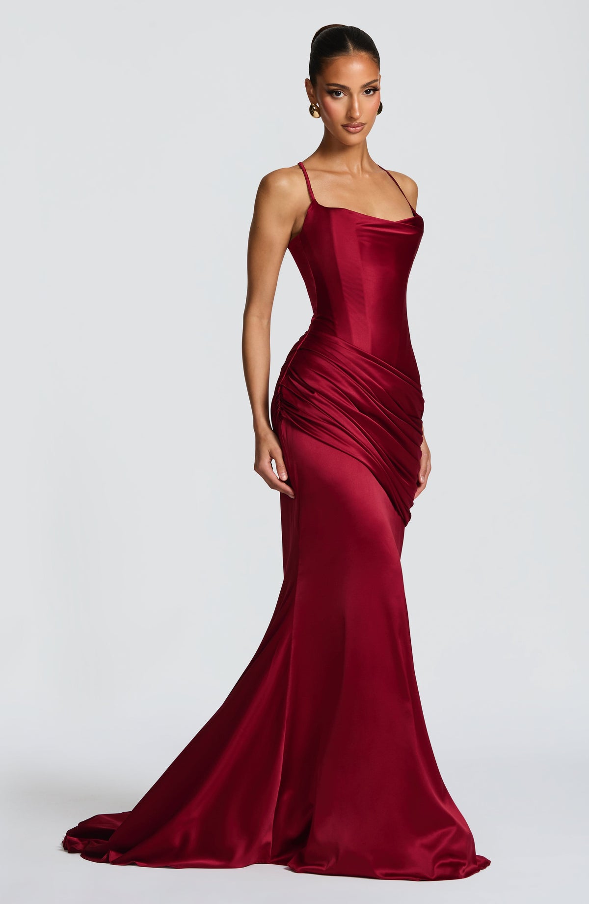 Connie Gown - Bordo