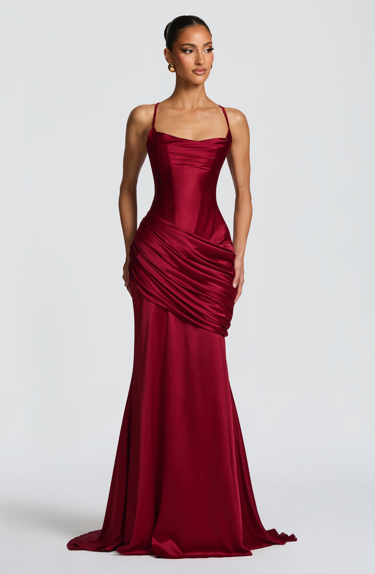 Connie Gown - Bordo