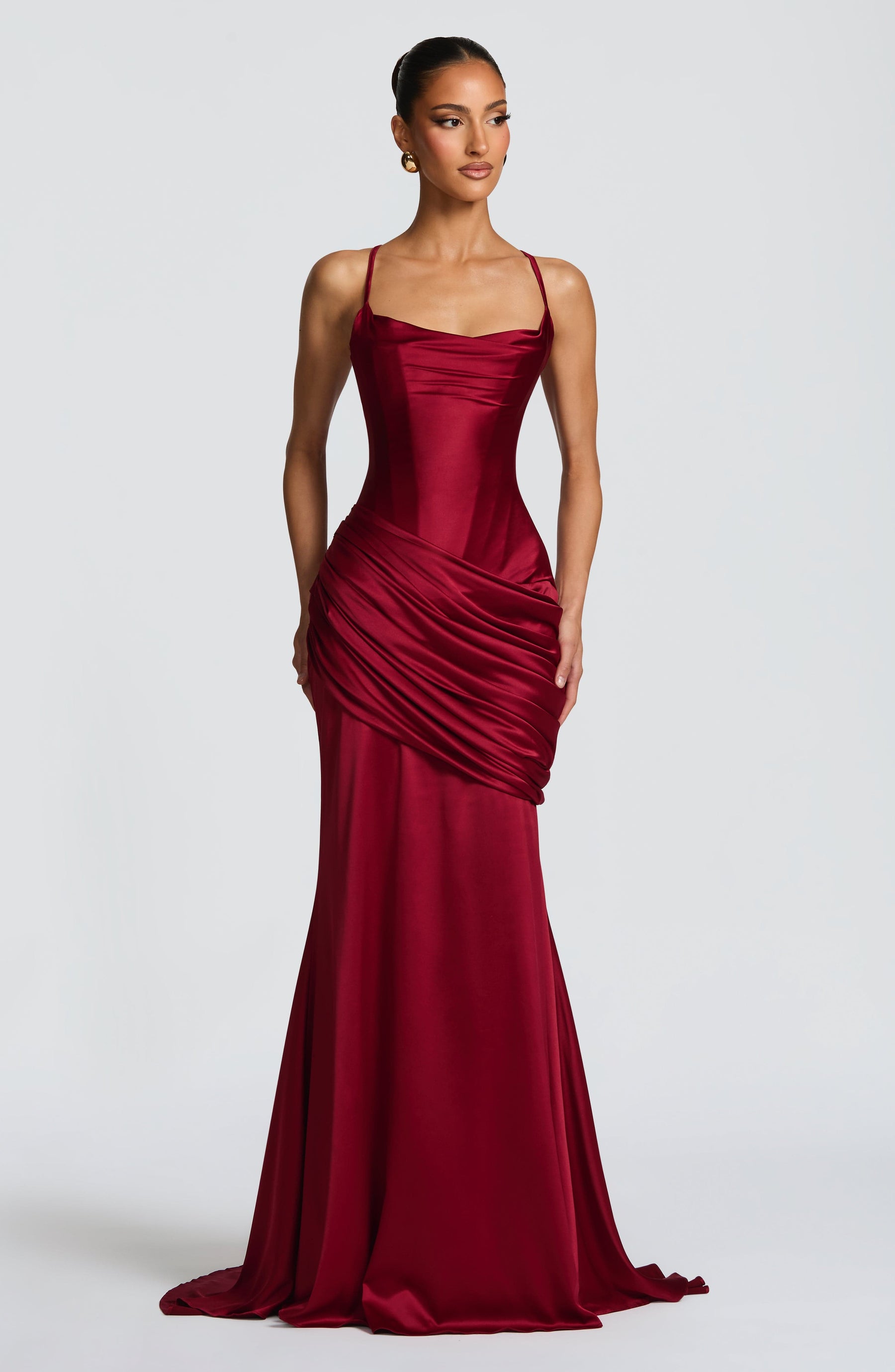 Connie Gown - Bordo