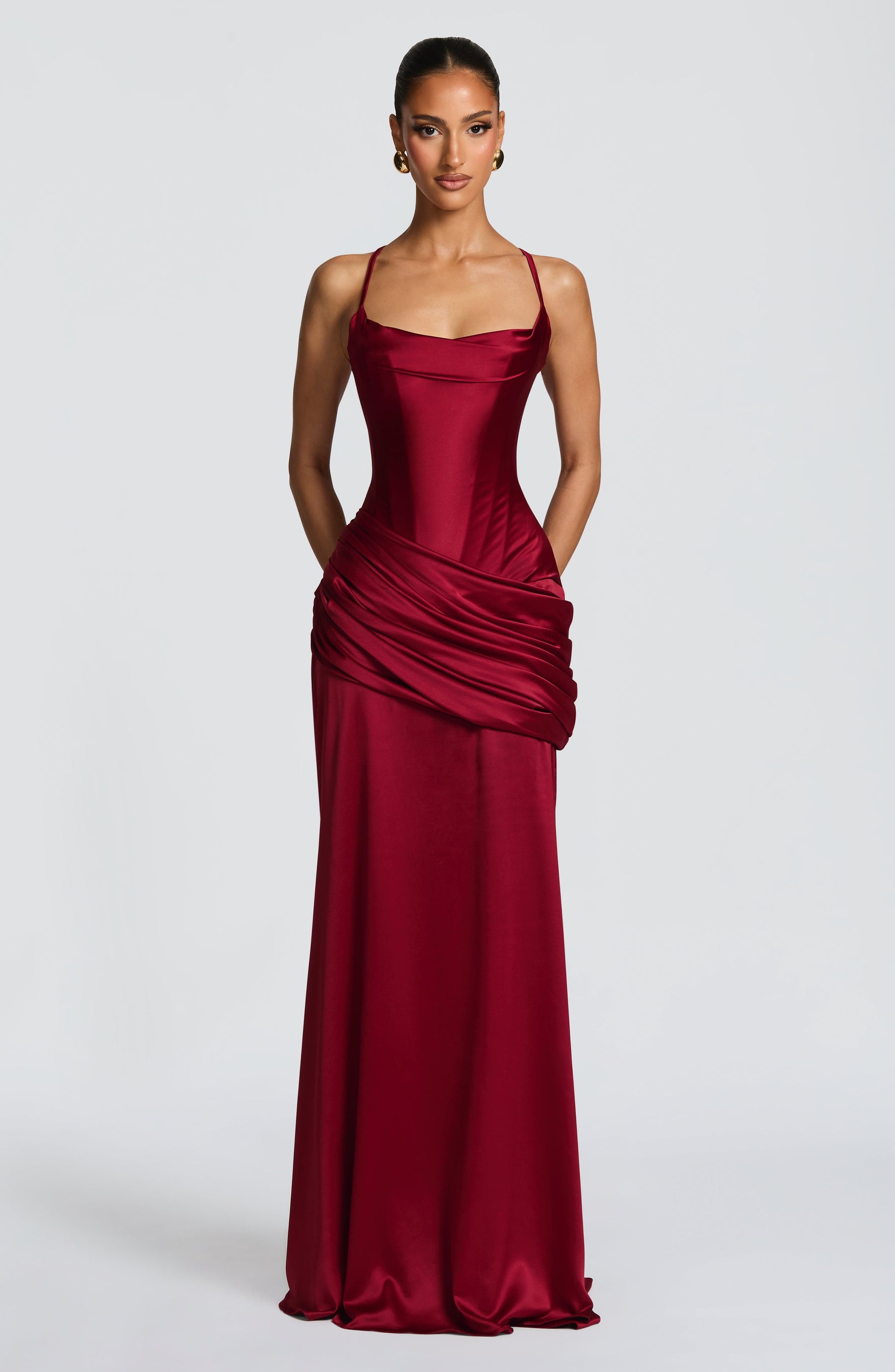 Connie Gown - Bordo