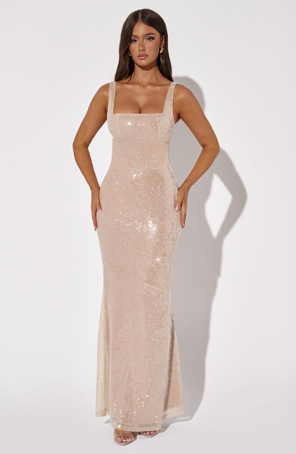 Corinne Maxi Elbise - Ten Rengi