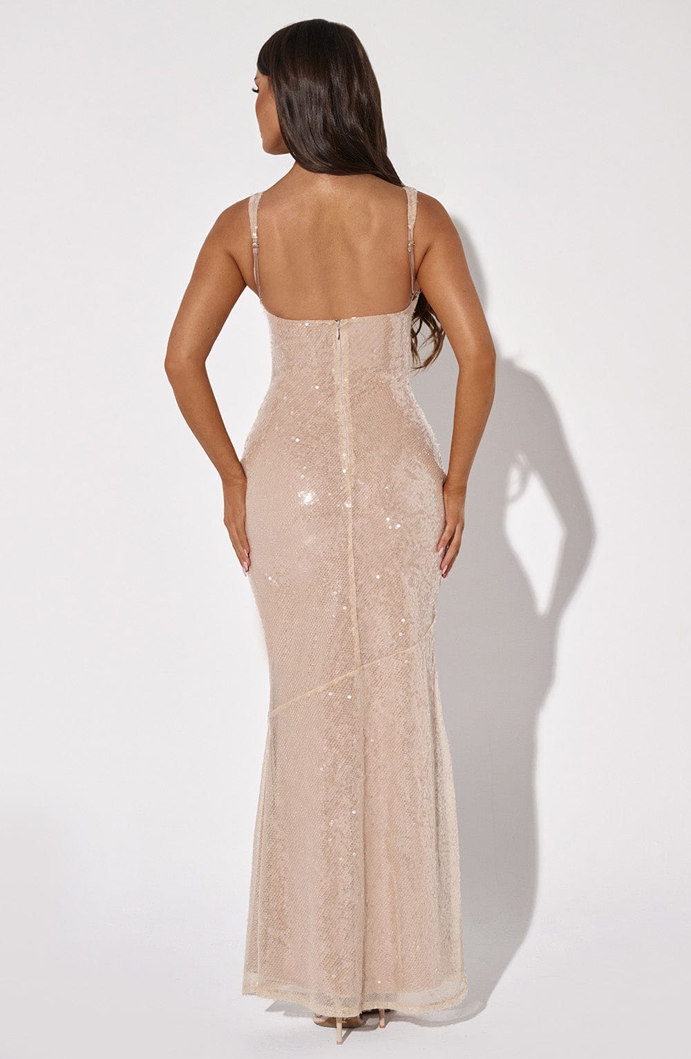 Corinne Maxi Elbise - Ten Rengi