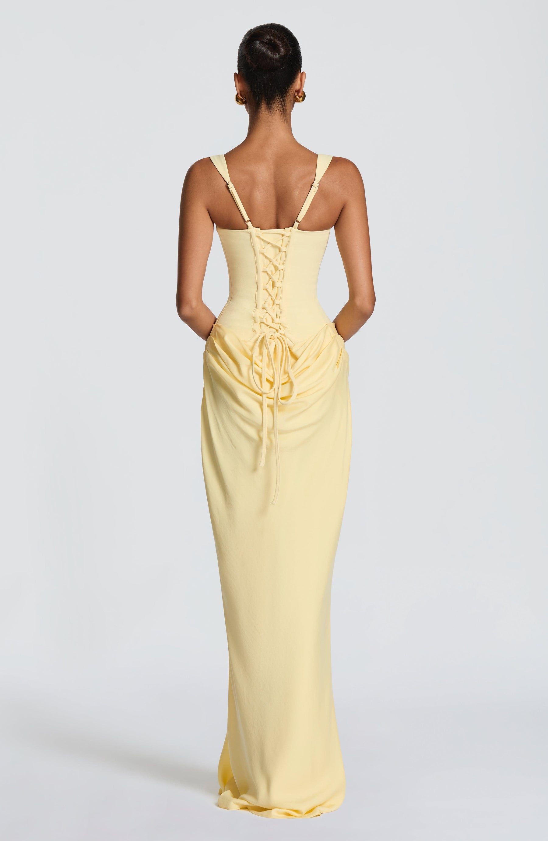 Cornelia Maxi Elbise - Limon