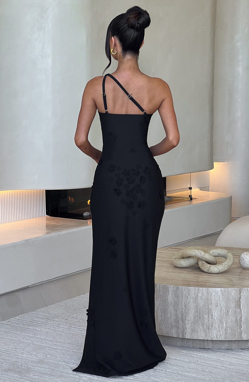 Cynthia Maxi Elbise - Siyah