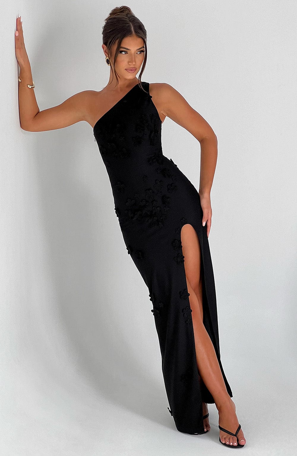 Cynthia Maxi Elbise - Siyah
