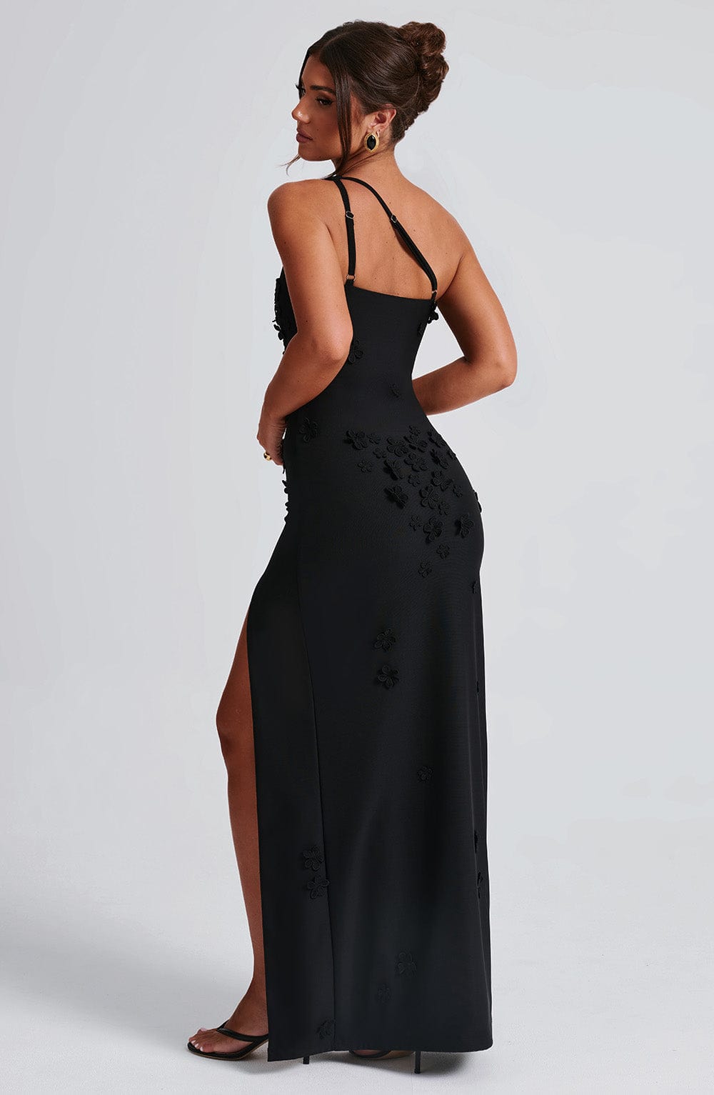 Cynthia Maxi Elbise - Siyah