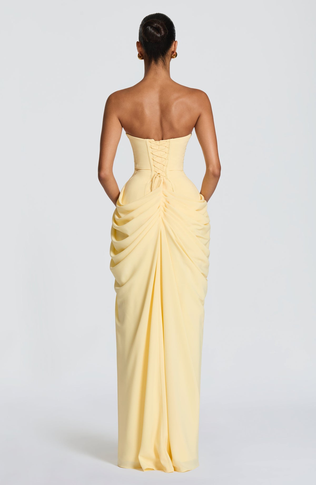 Cyra Maxi Elbise - Limon