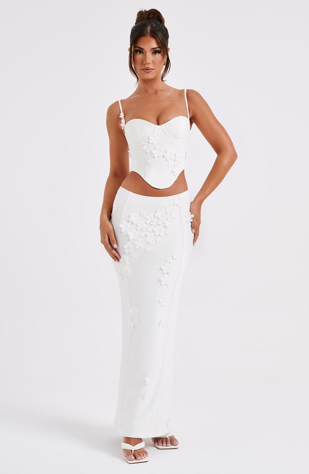 Dalary Maxi Etek - Beyaz