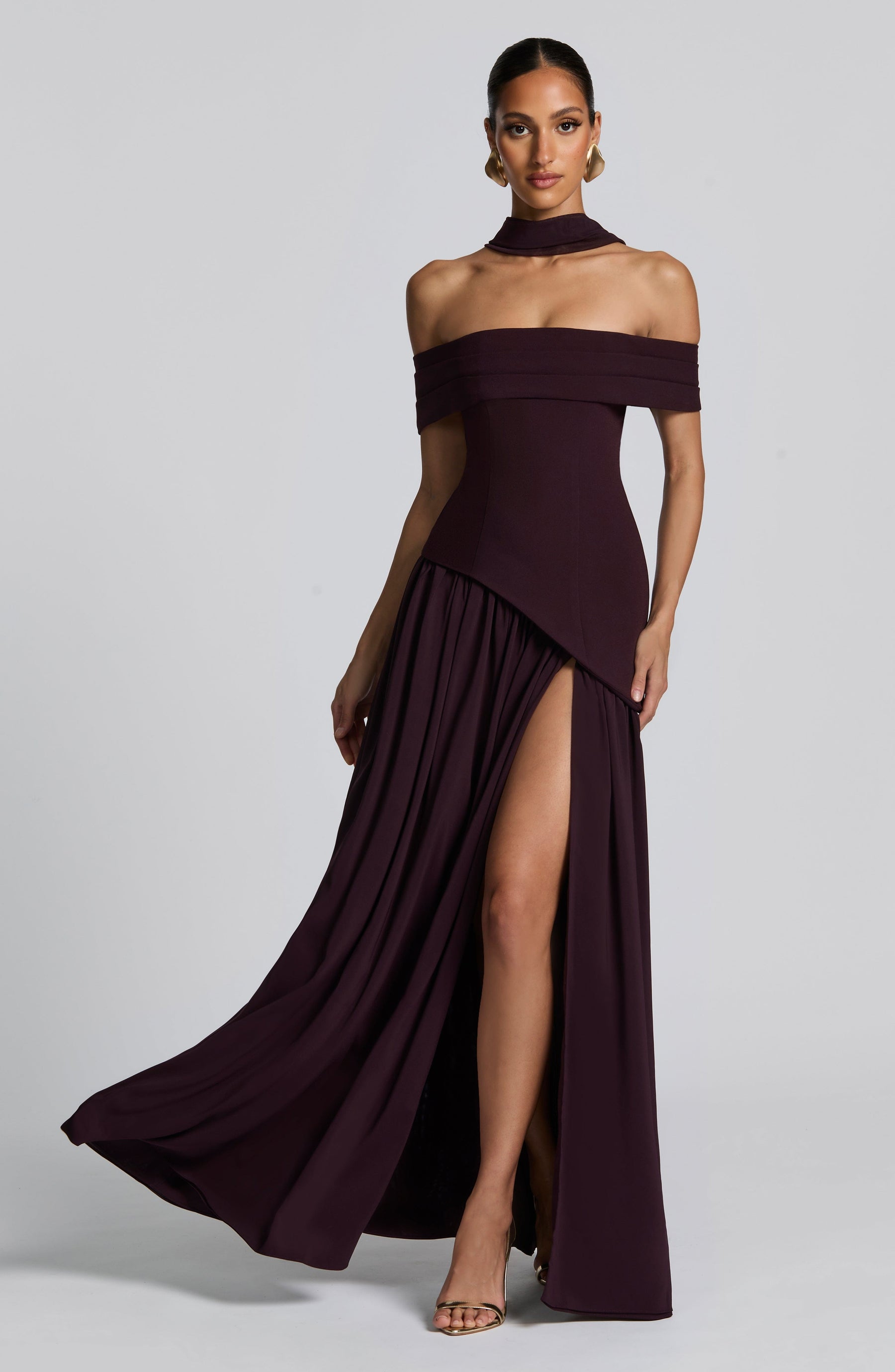 Delilah Maxi Elbise - Erik Rengi