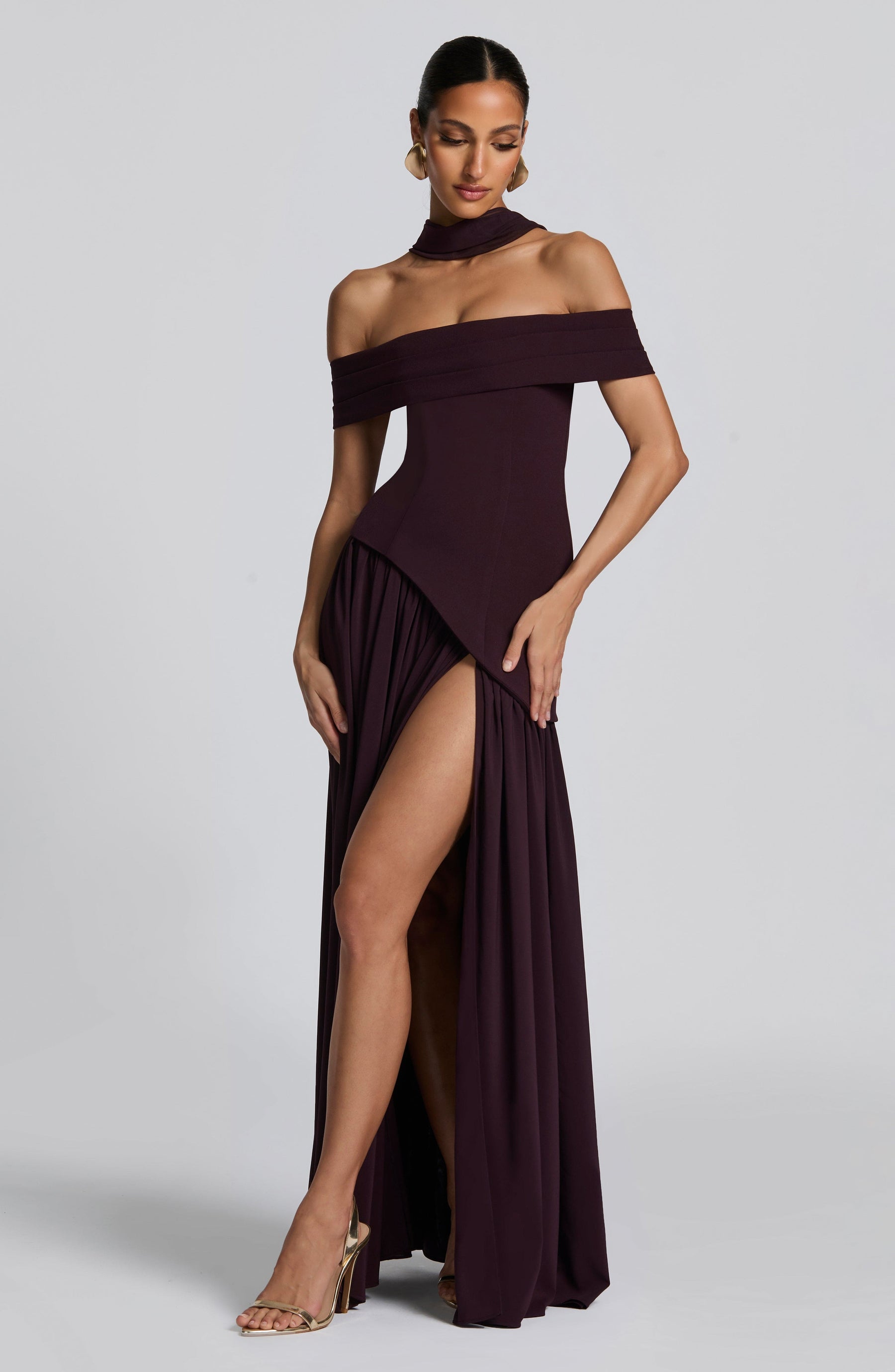 Delilah Maxi Elbise - Erik Rengi
