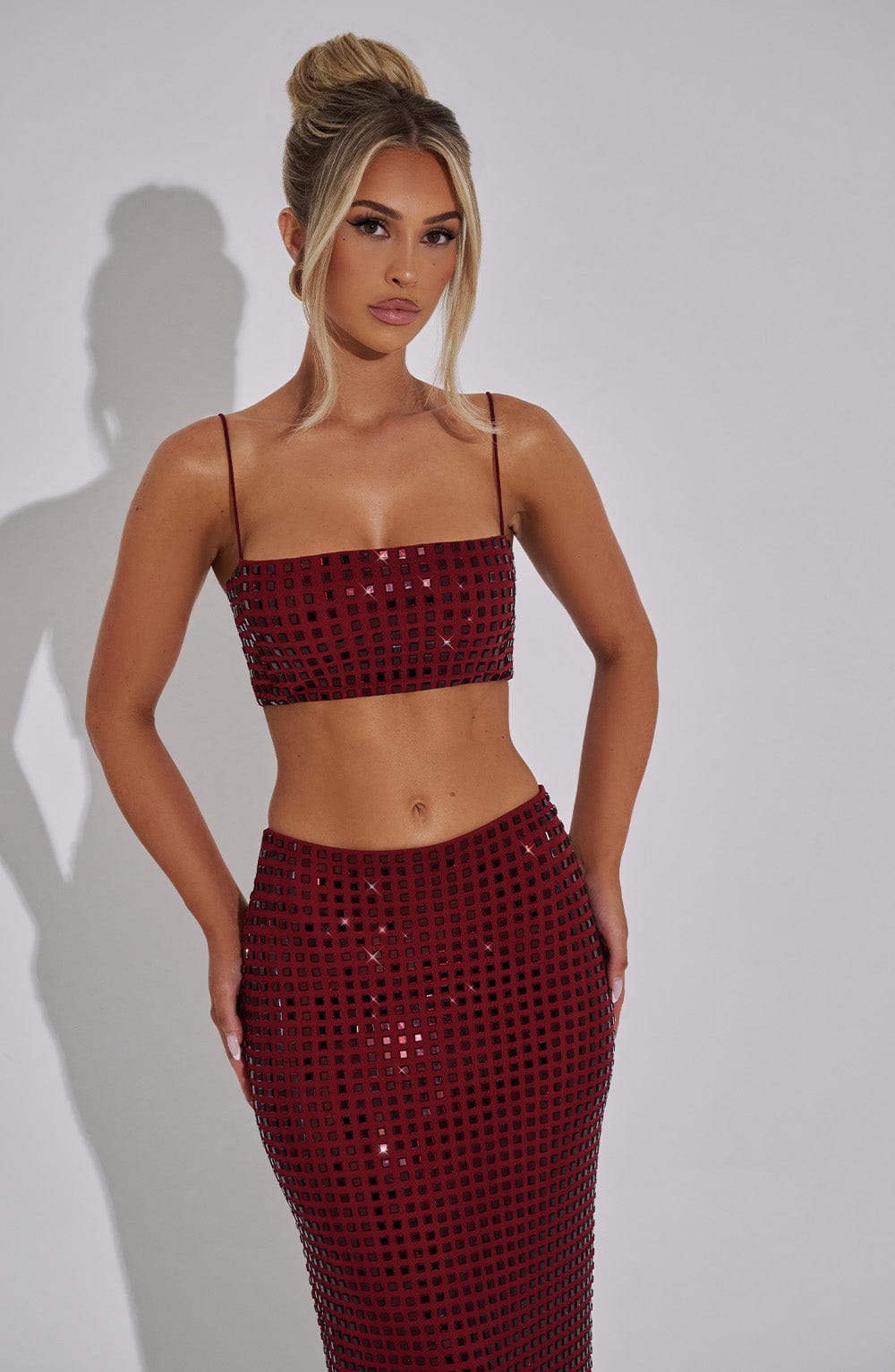 Dimity Top - Şarap