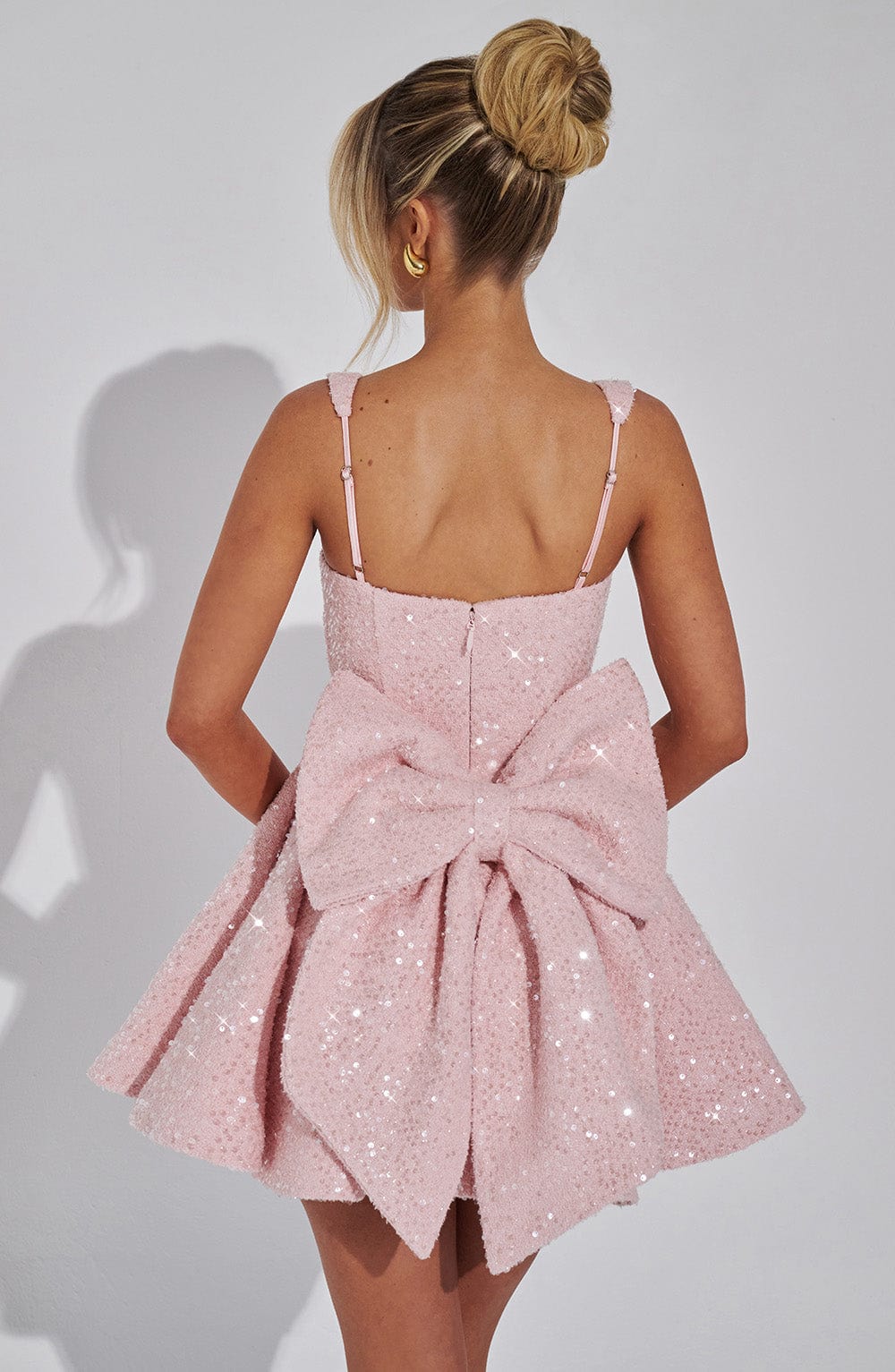 Dorothy Mini Elbise - Pembe