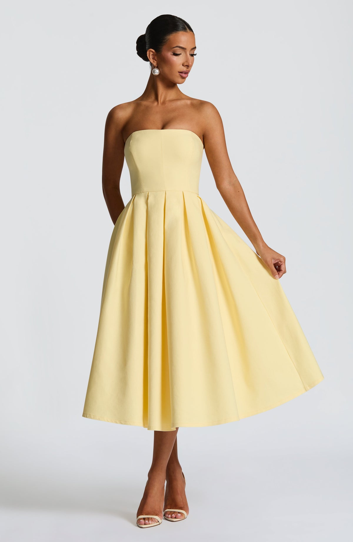 Edith Midi Elbise - Limon