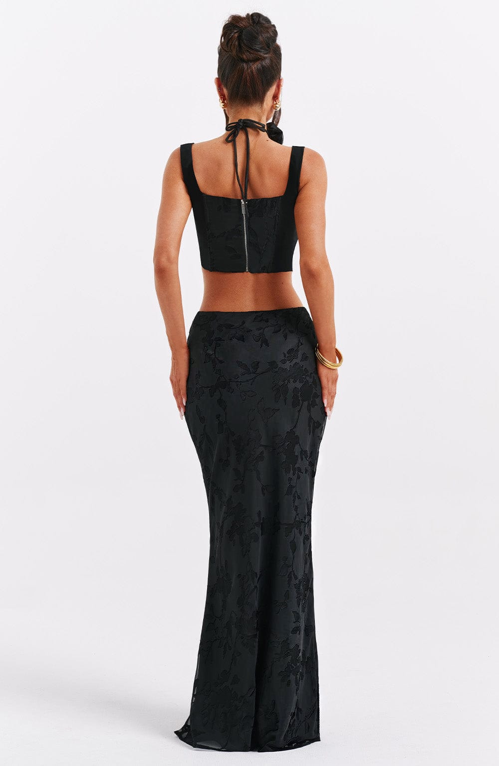 Elizabeth Maxi Etek - Siyah