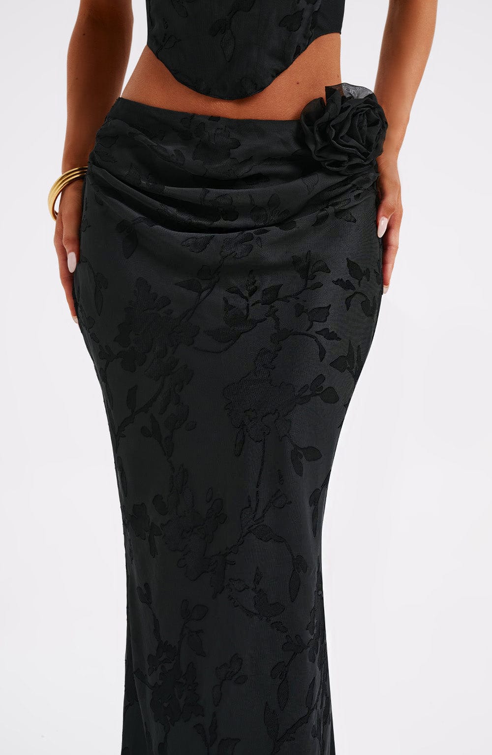 Elizabeth Maxi Etek - Siyah