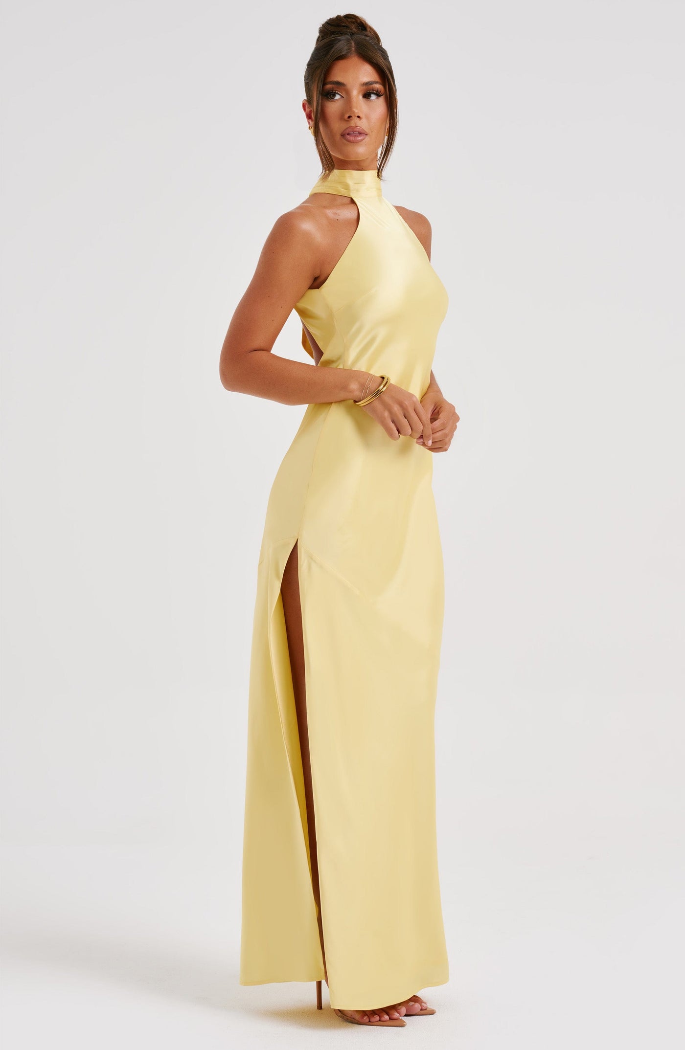 Etta Maxi Elbise - Limon