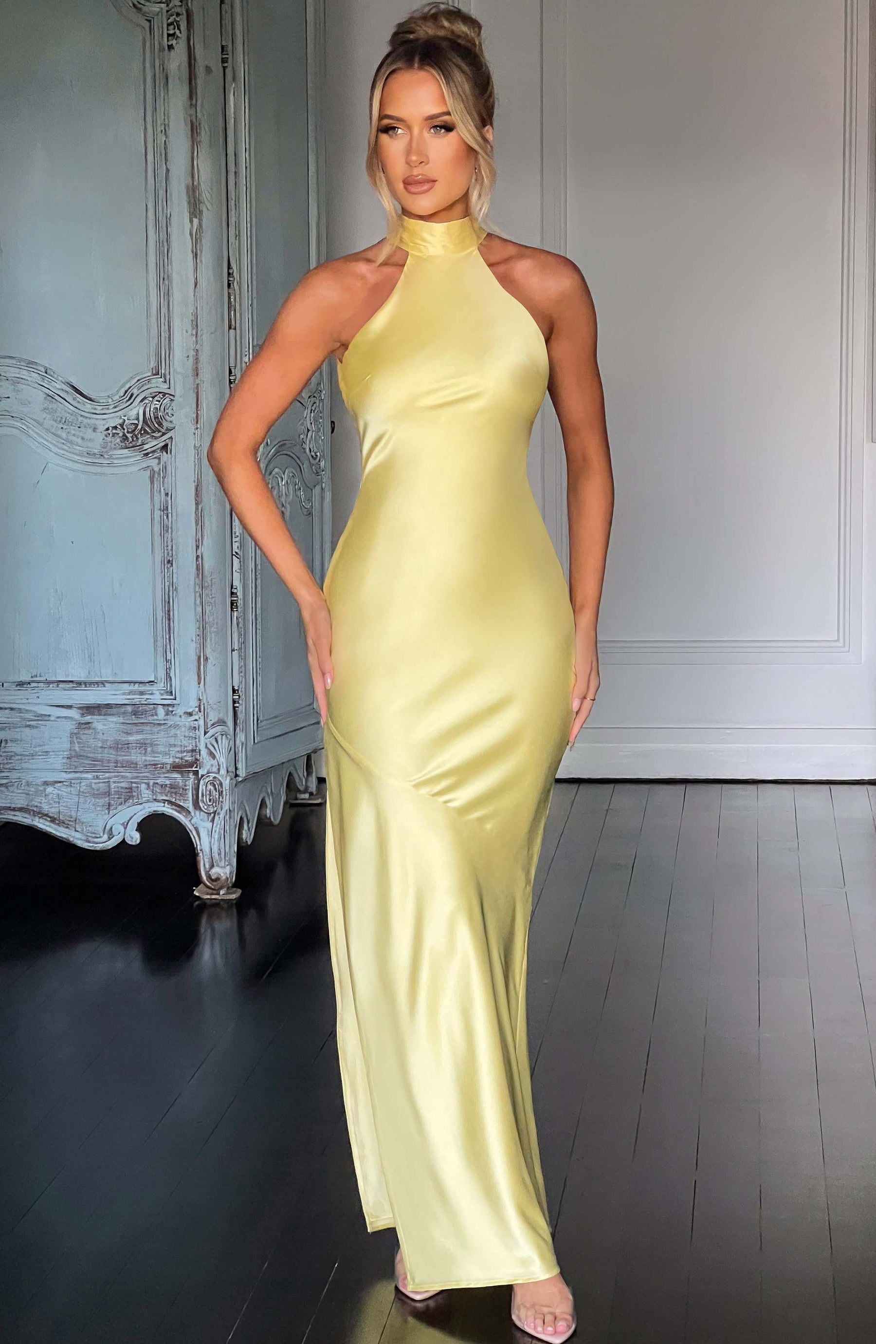 Etta Maxi Elbise - Limon