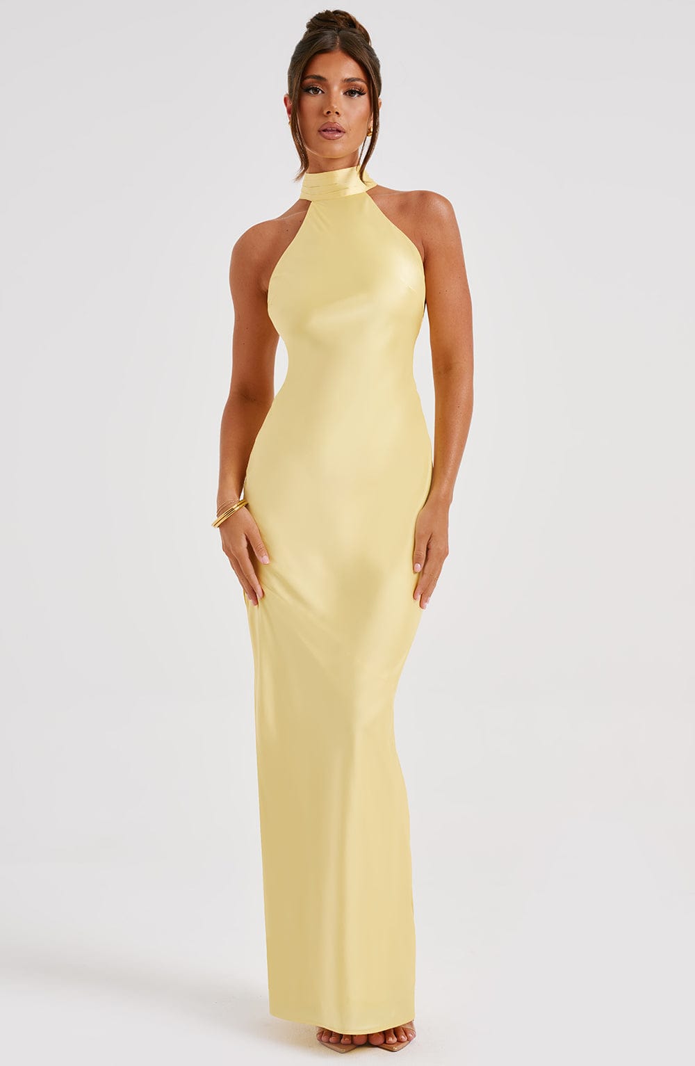 Etta Maxi Elbise - Limon