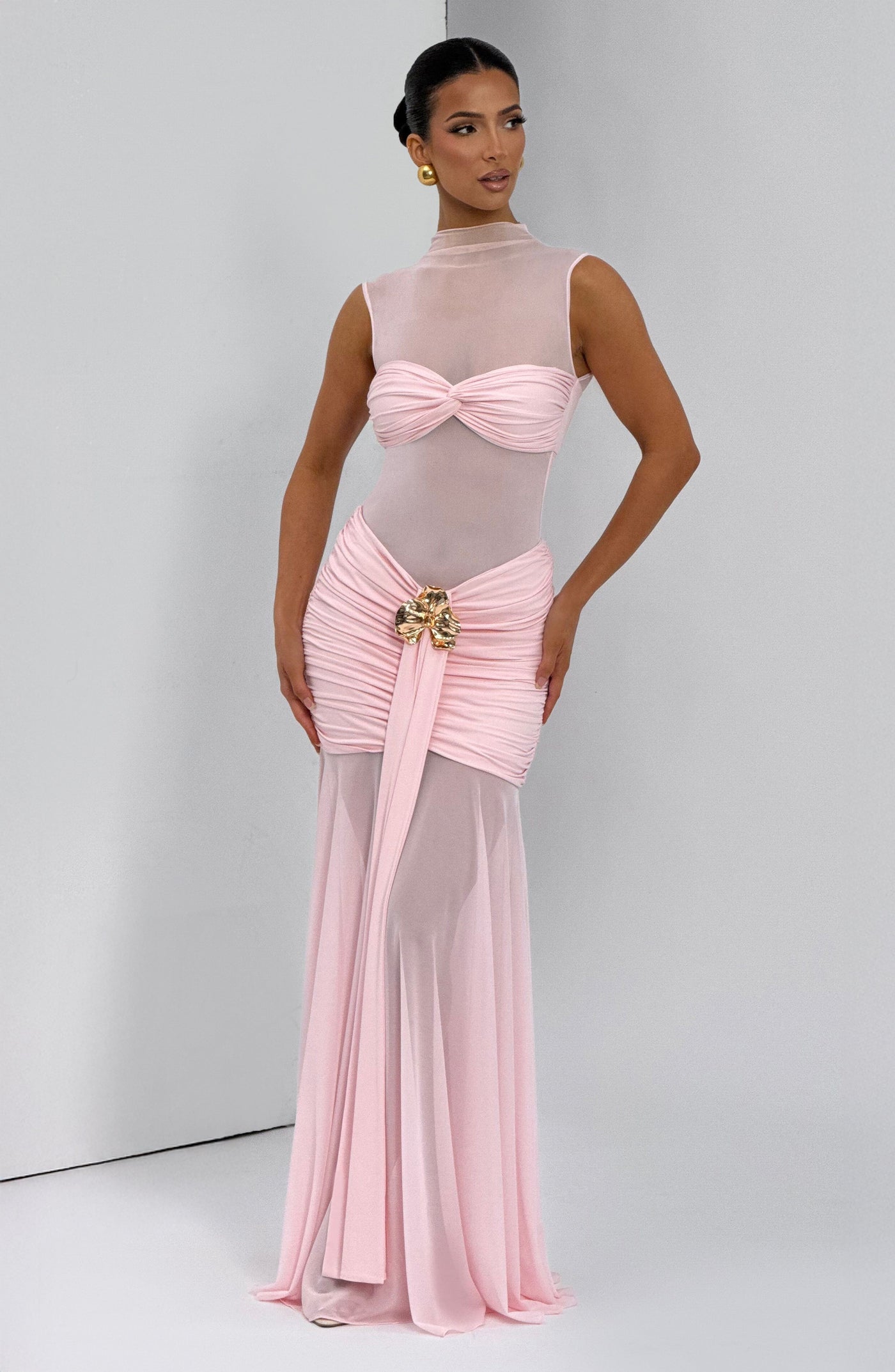 Fae Maxi Etek - Pembe