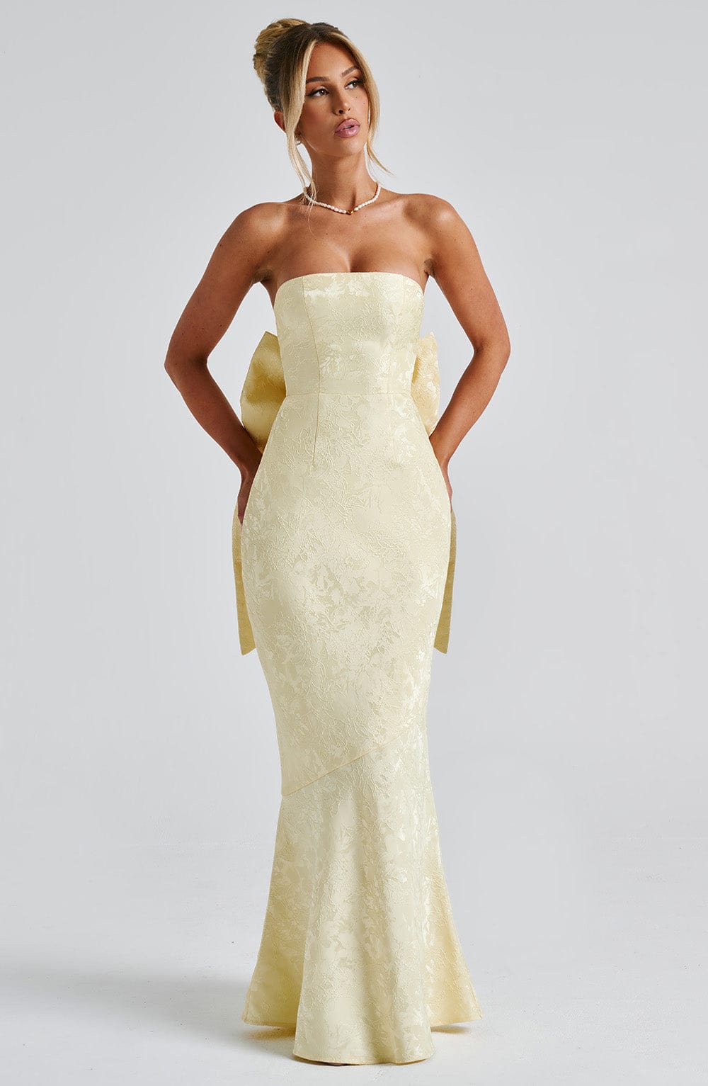 Felicity Maxi Elbise - Limon