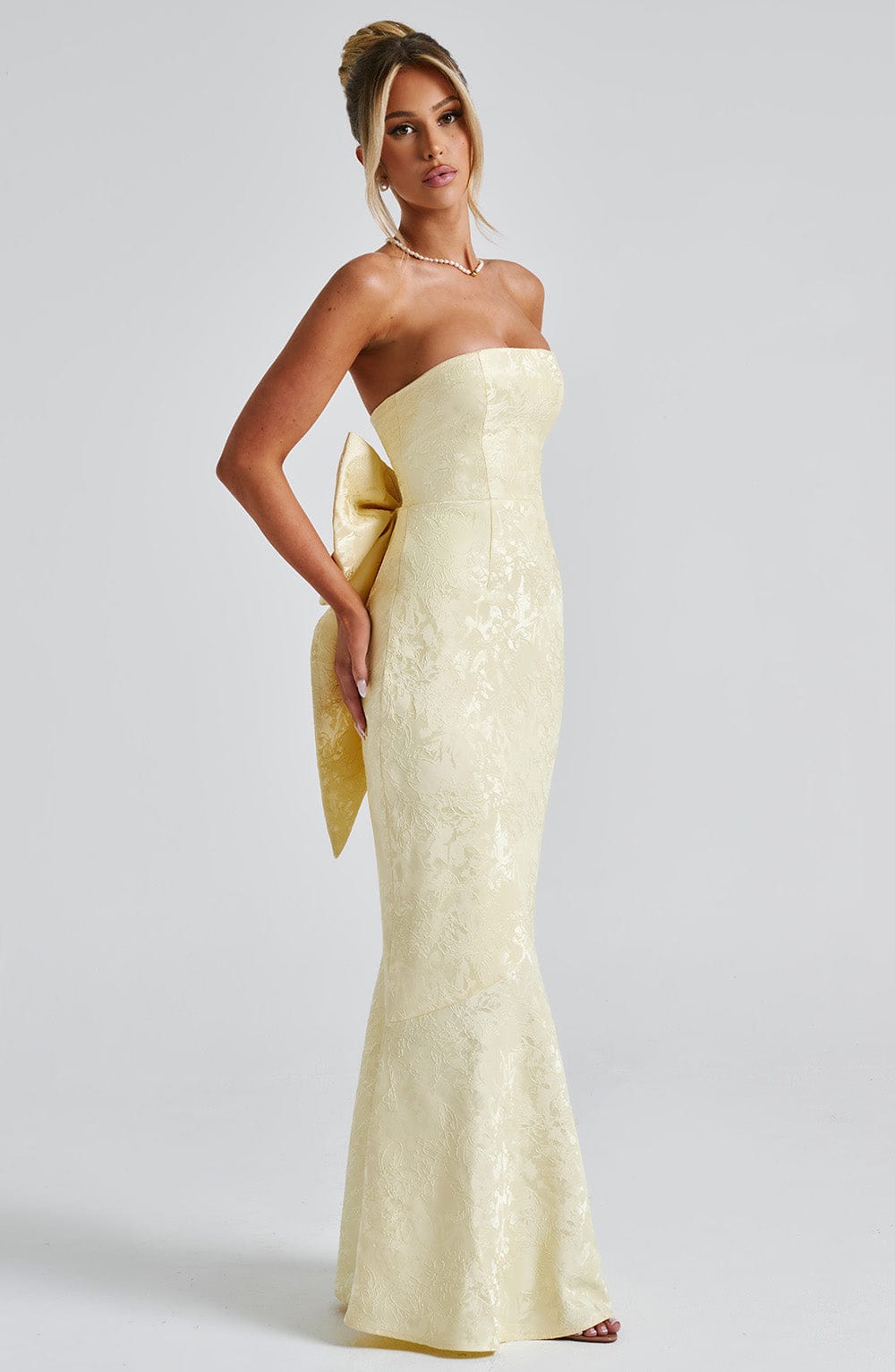 Felicity Maxi Elbise - Limon