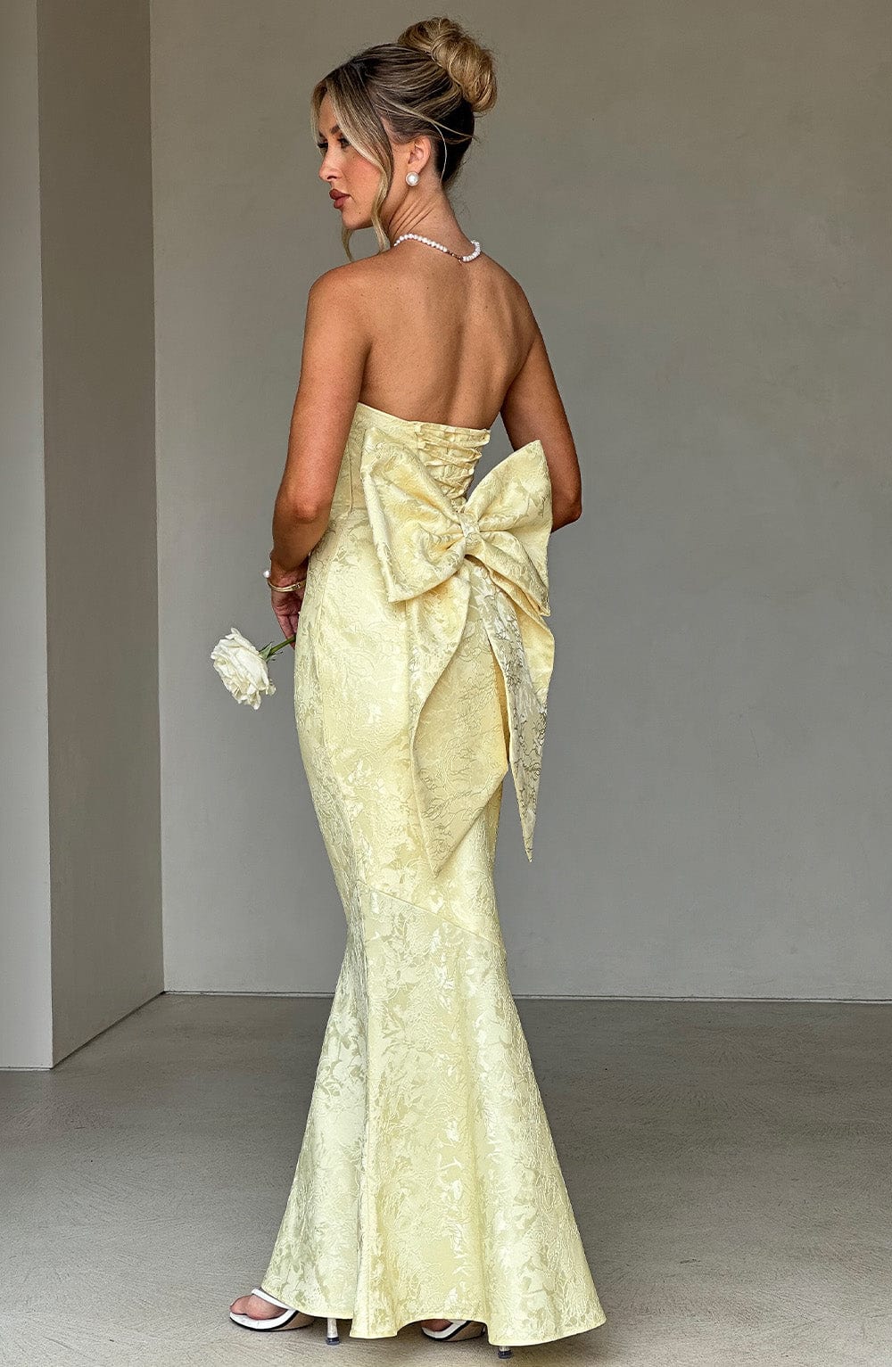 Felicity Maxi Elbise - Limon