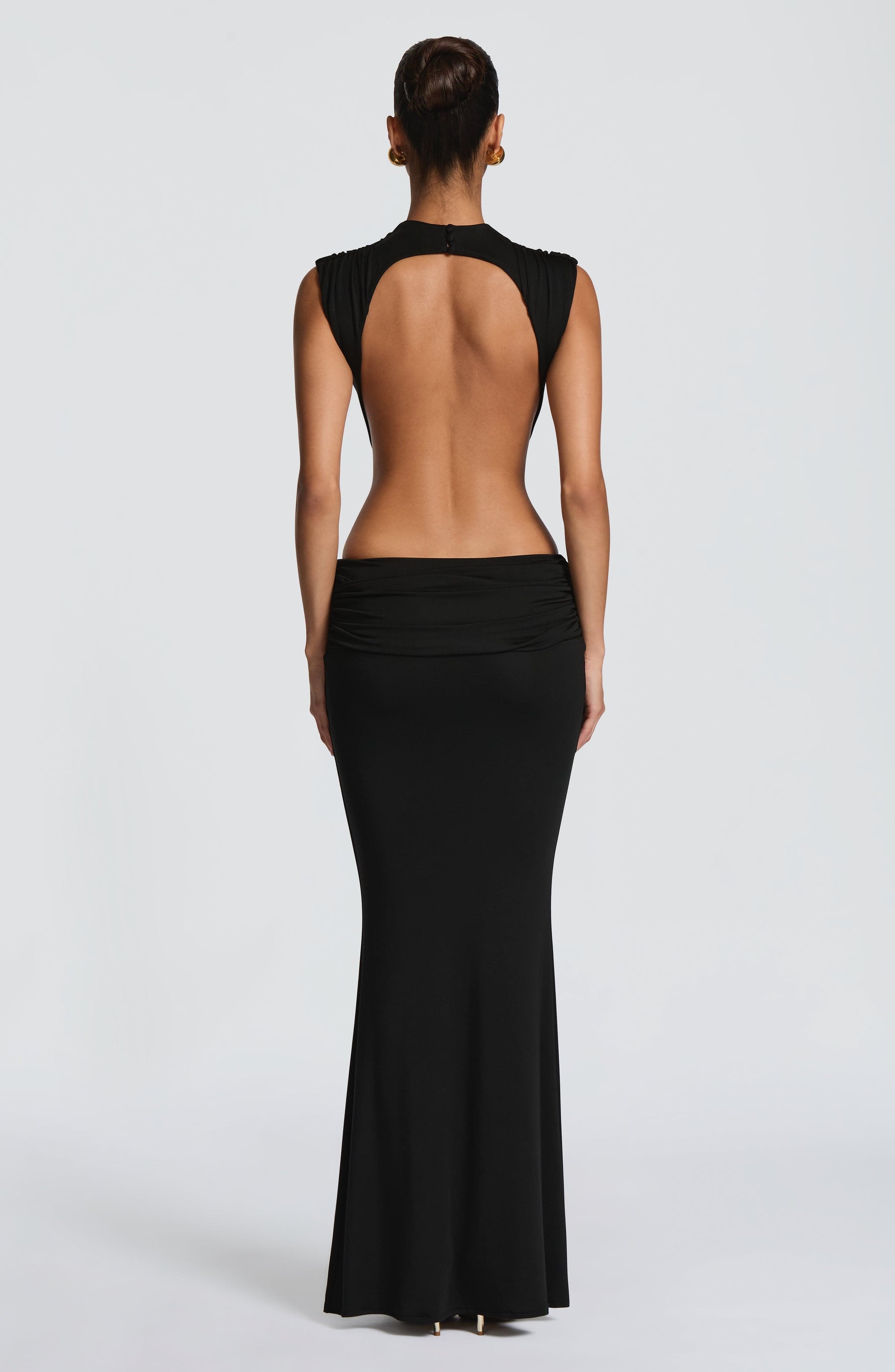 Fenella Maxi Elbise - Siyah