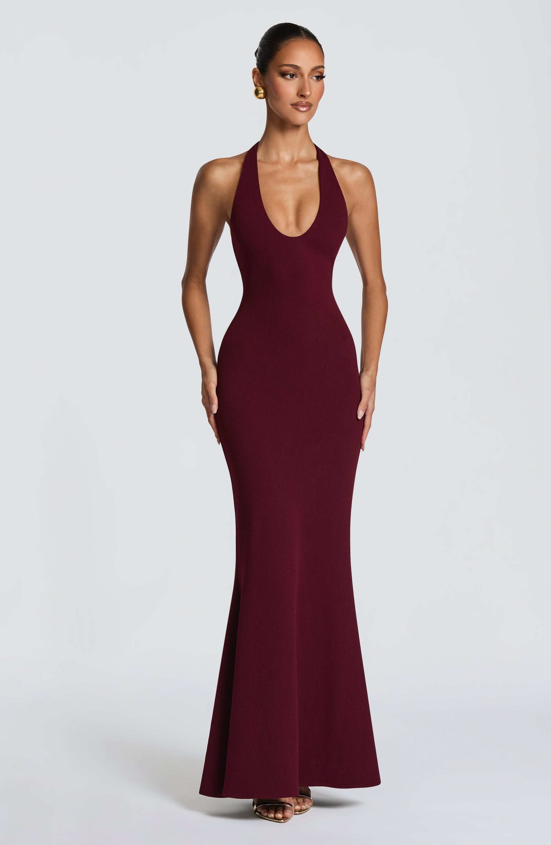 Fern Maxi Elbise - Kiraz Lake
