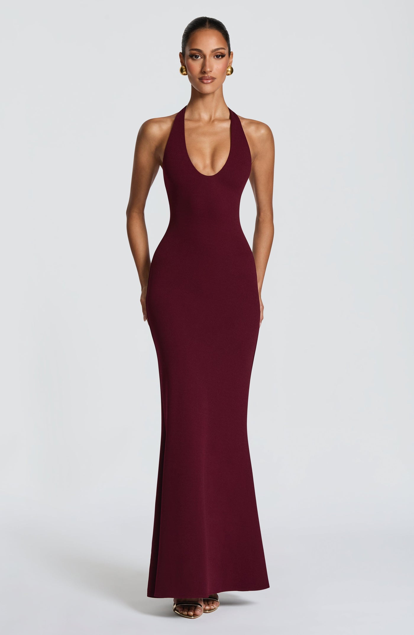Fern Maxi Elbise - Kiraz Lake