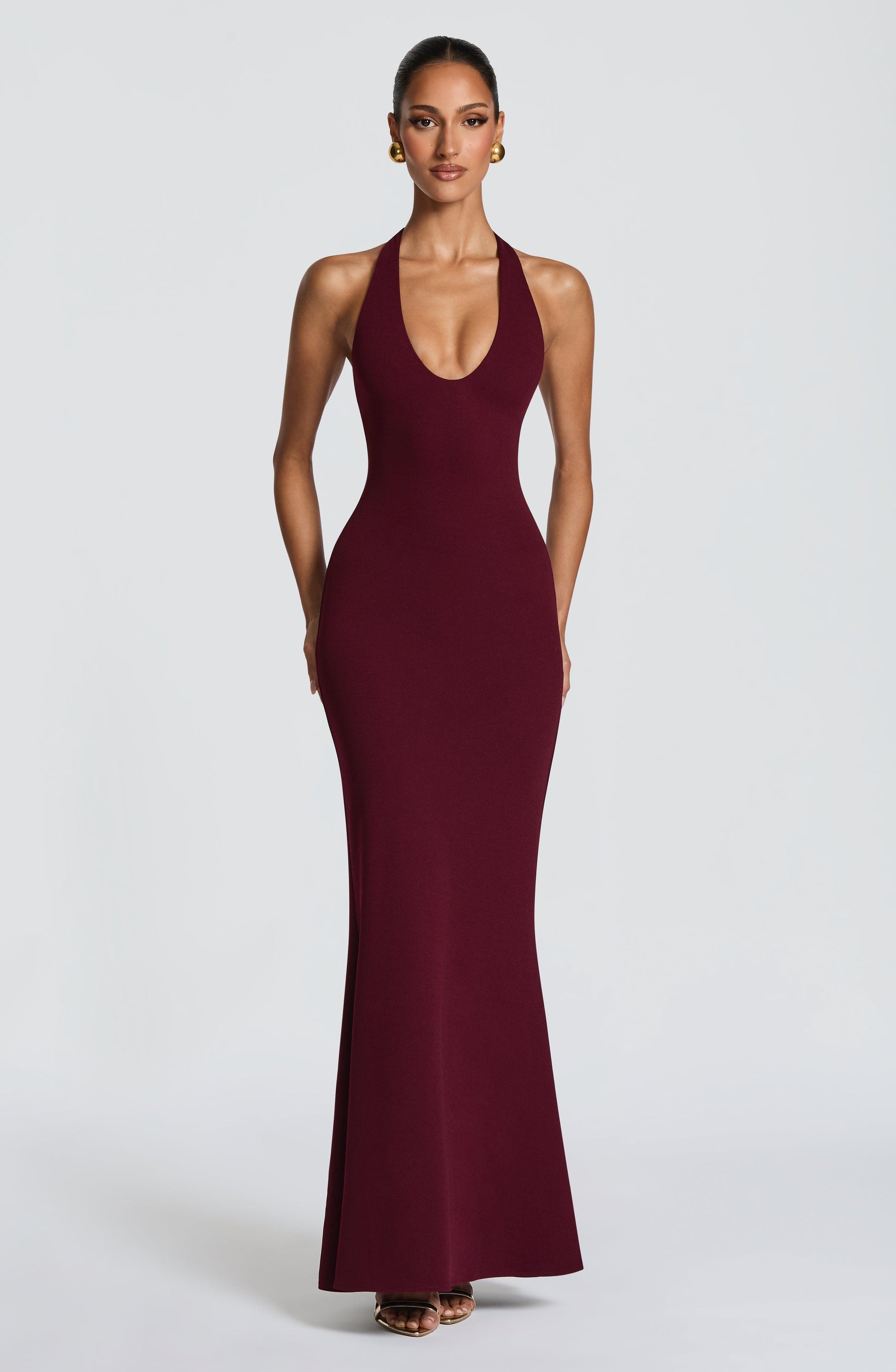Fern Maxi Elbise - Kiraz Lake