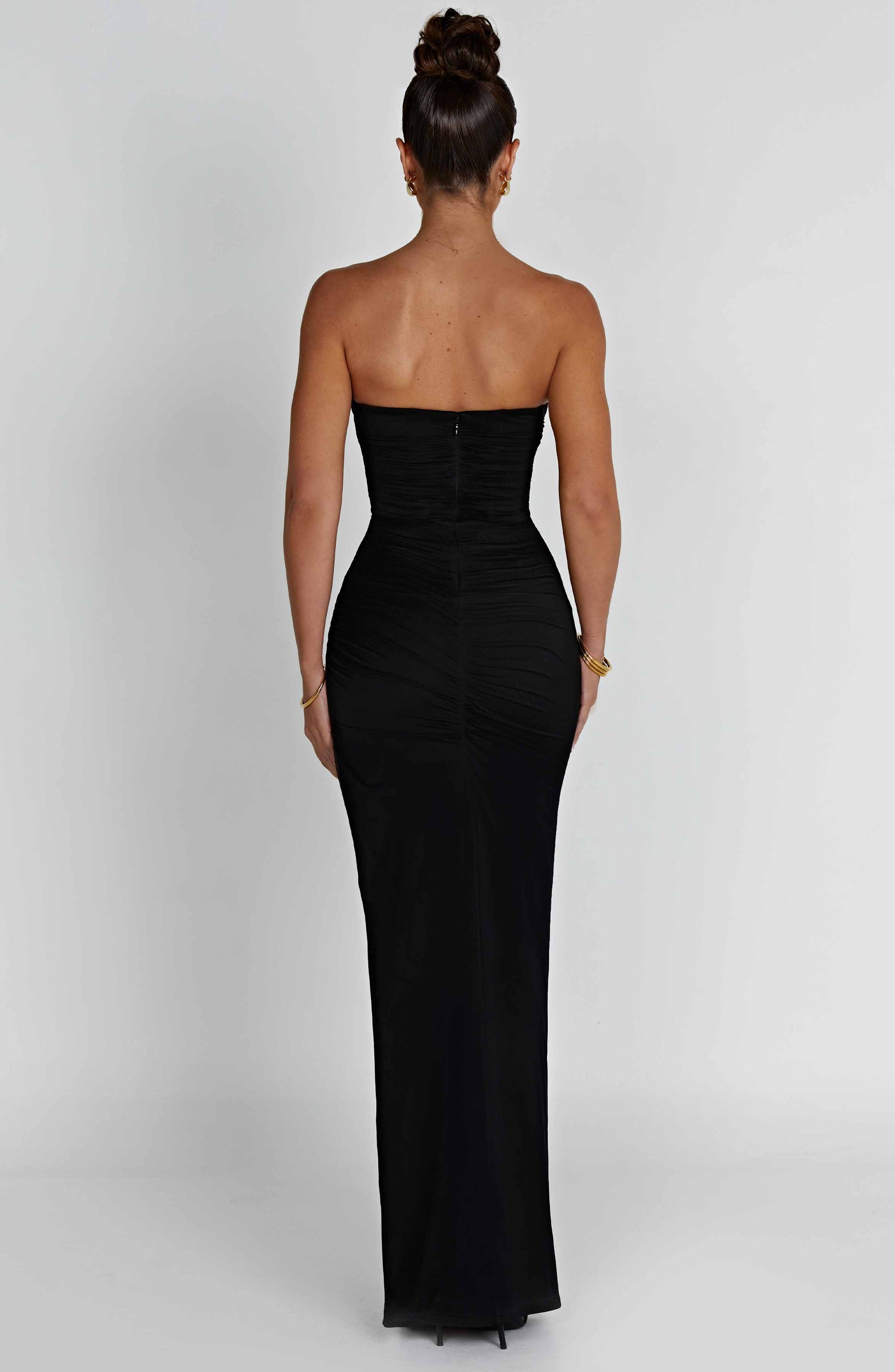 Giovanna Maxi Elbise - Siyah