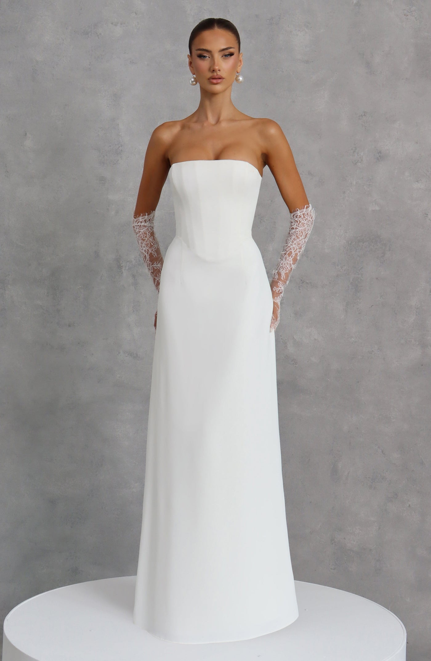 Irmina Maxi Elbise - Fildişi