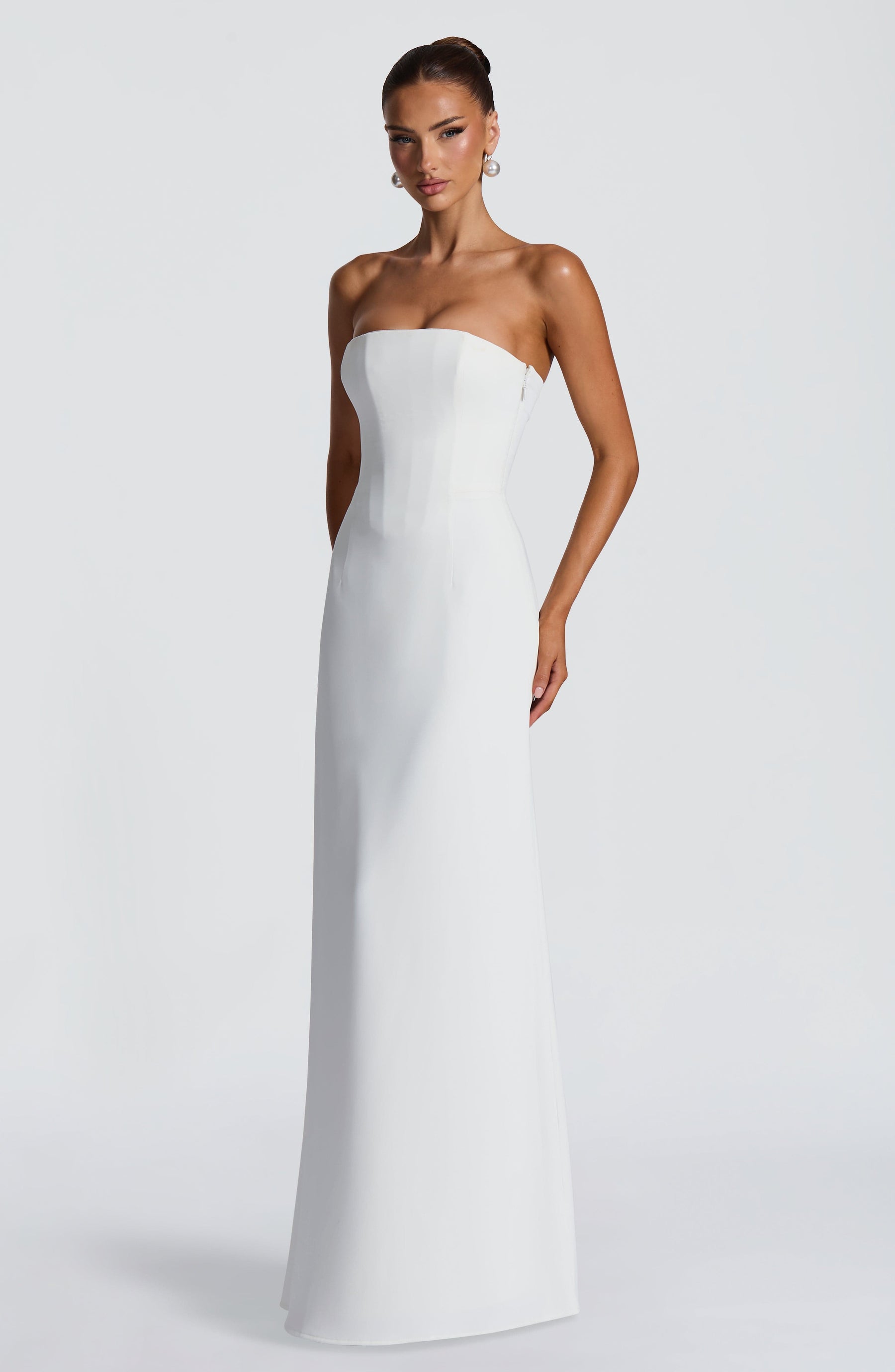 Irmina Maxi Elbise - Fildişi